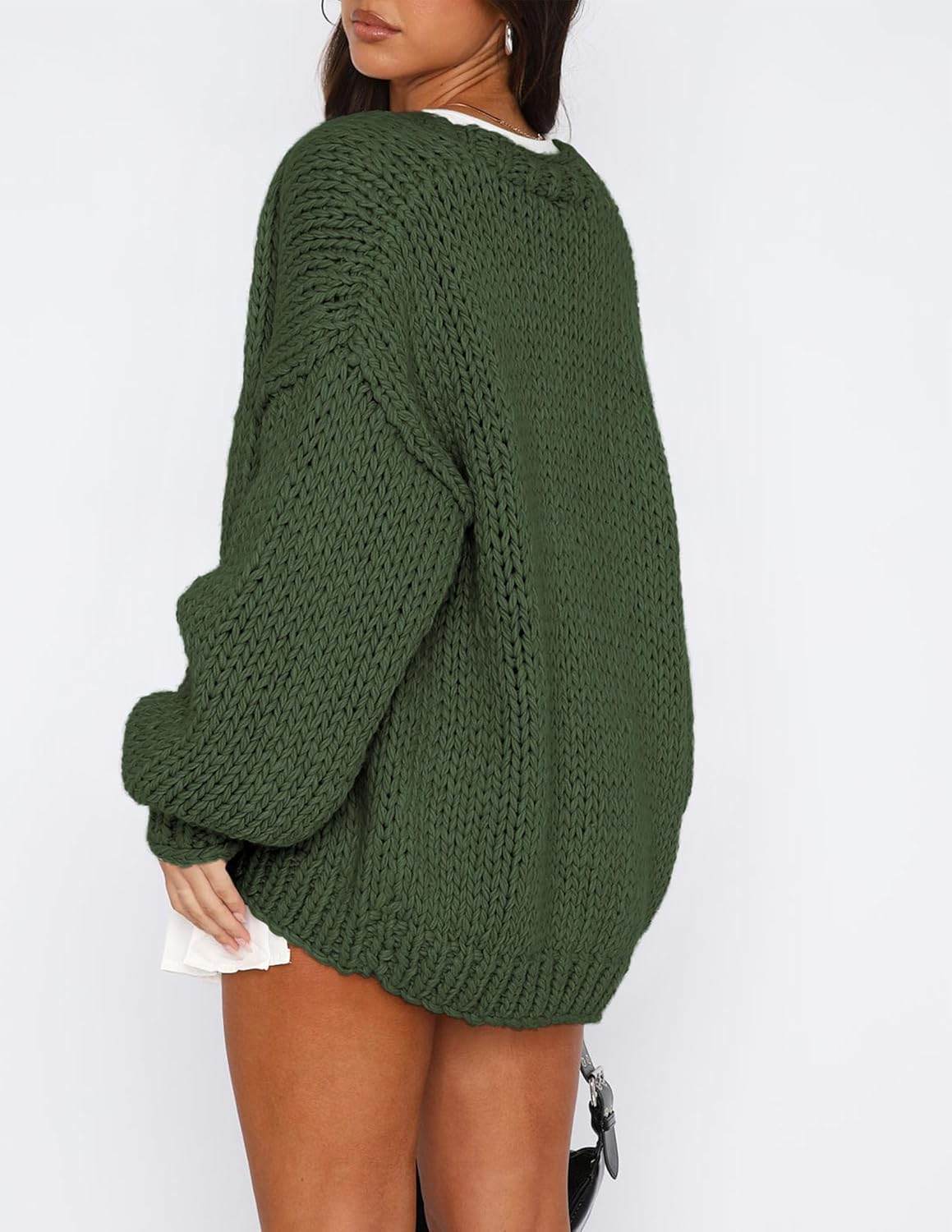 PRETTYGARDEN Cardigan Sweaters for Women Trendy Fall Fashion 2026 Long Sleeve Chunky Knit Cardigans Winter Clothing Outfits - Image 2