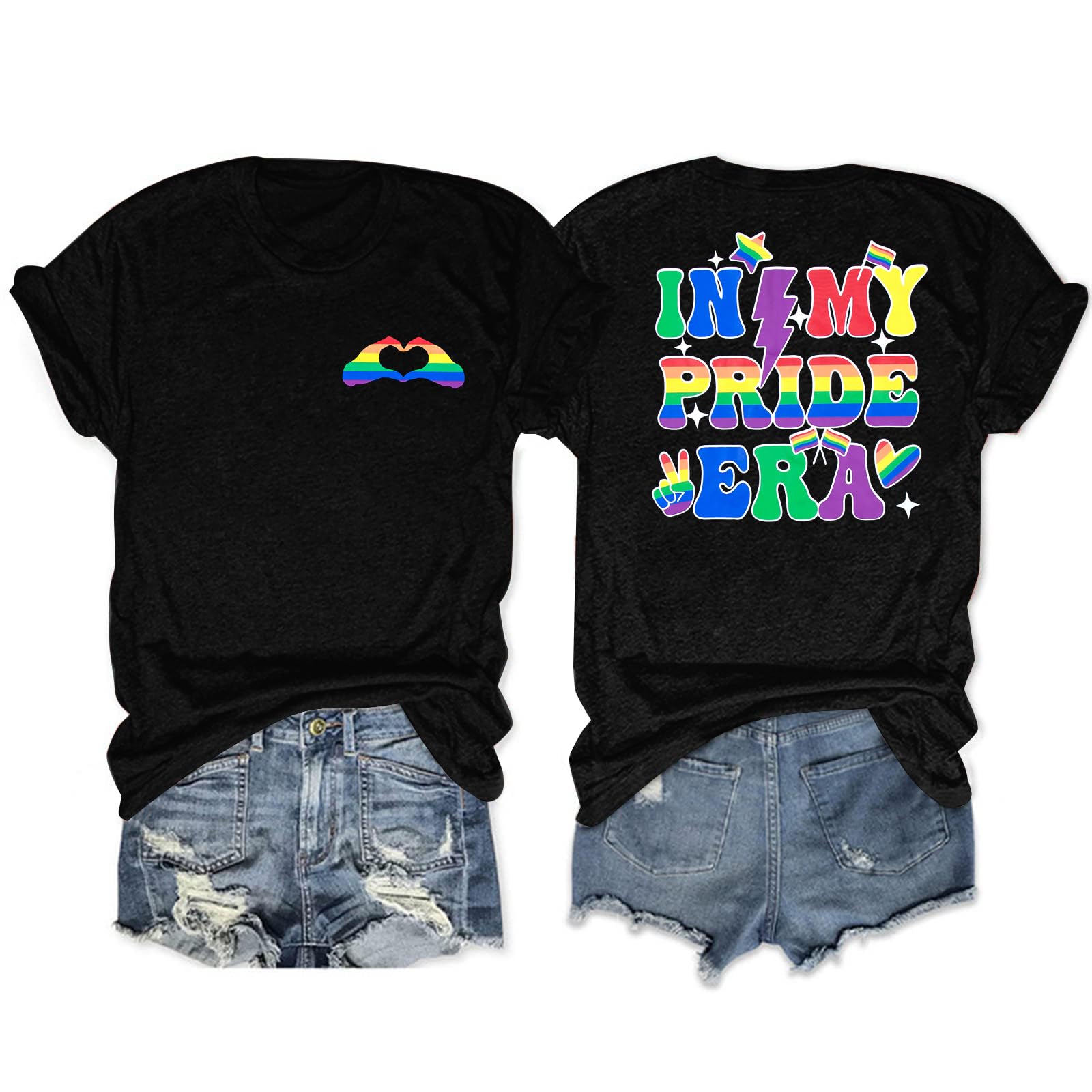Pride Shirt Women LGBTQ Shirts: Say Gay T-Shirt Protect Trans Kids Rainbow Graphic Tee Show Love Equality Short Sleeve Tops