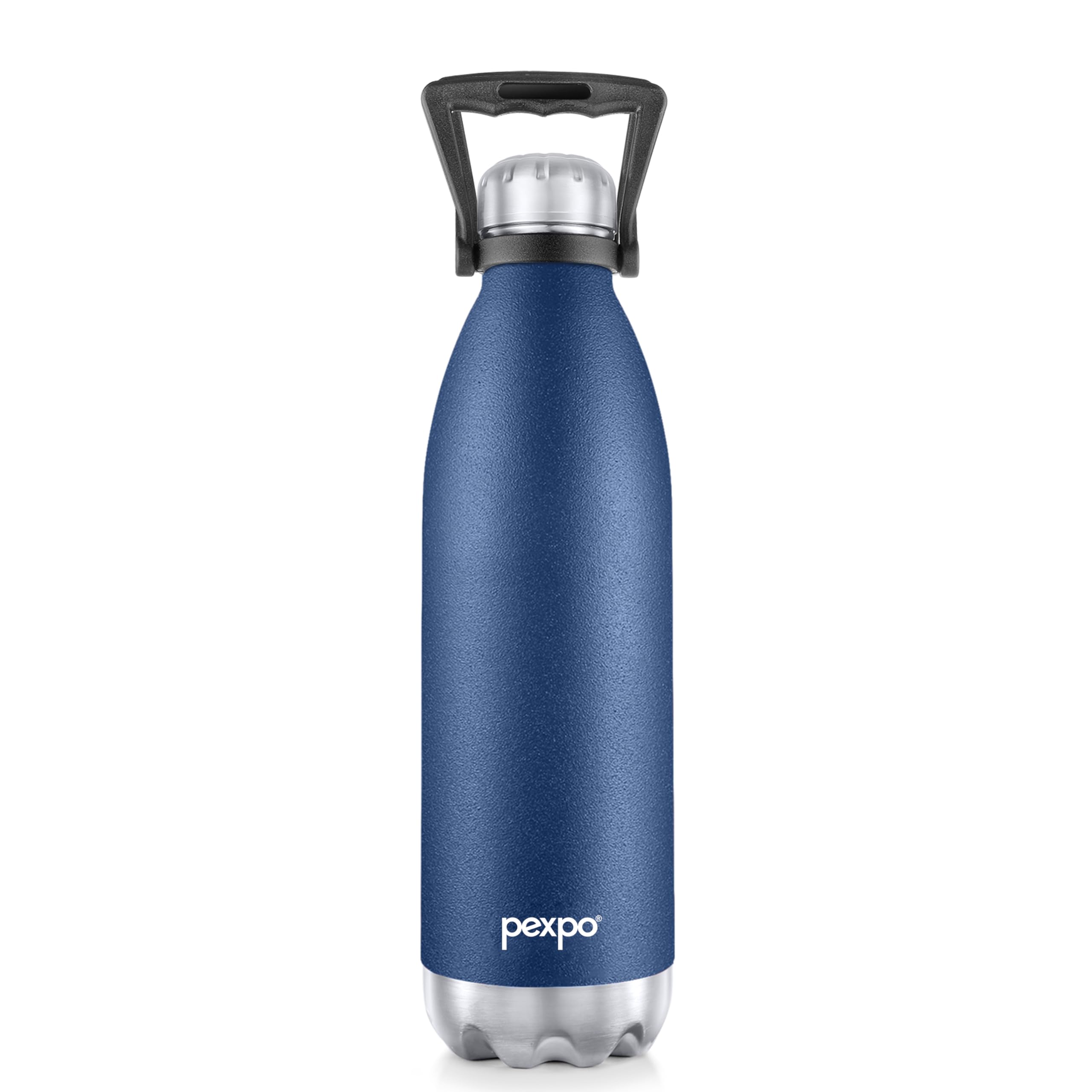 Pexpo Echo ISI Certified |1800ml Water Bottle for Office| Vacuum Insulated Bottles with Handle|24 Hrs Hot & Cold | Thermos Bottle | Flask | Denim Blue | Home | Office | Kitchen | Men, Women & Adults (B0D4MBRR73) Amazon Price History, Amazon Price Tracker