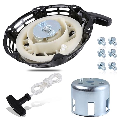 Cubierta de arranque y retroceso para Harbor Freight-Predator Rato 212cc 6.5HP 7HP OHV Engine Go Kart Pit Bike Generator Cortacésped