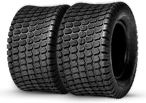 AutoForever Paquete de 2 neumáticos para cortacésped de césped de 24 x 12.00-12 pulgadas, 24 x 12 x 12 pulgadas, 6 capas sin cámara