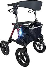 Deambulatore in Alluminio Crosser con ruote Grandi e Luce Led, perfetto per terreni e attività all'aperto