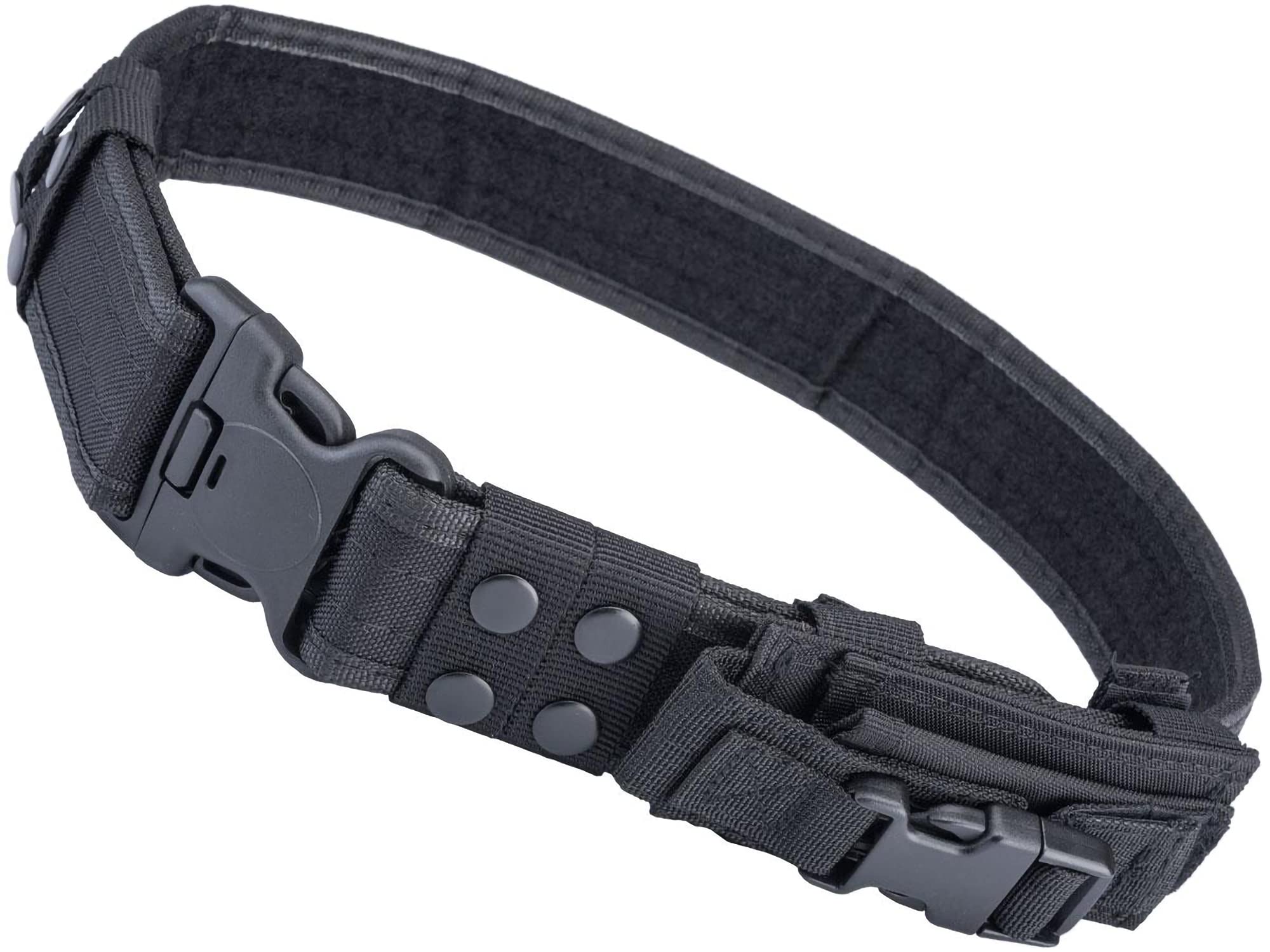 Evike Matrix High-Strength Nylon Tactical Airsoft Pistol Belt (Color: Black w/Mag Pouches)