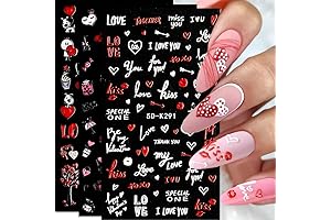 Festive Valentine's Day Nail Art for Sparkling Love Expressions