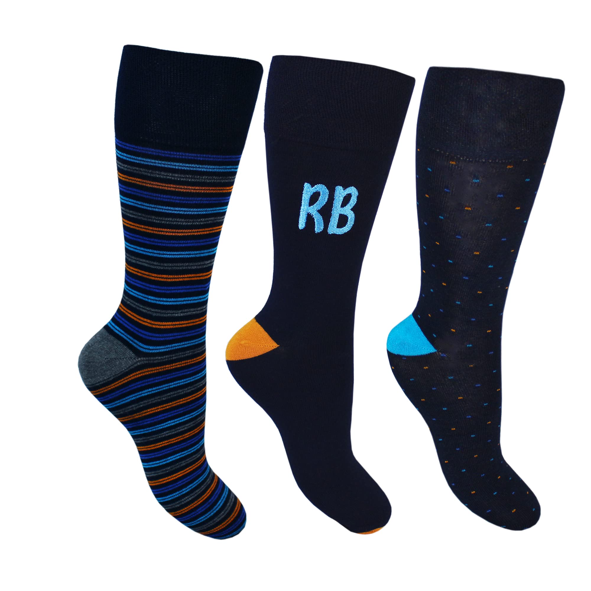 TeddyTsTeddy T's Personalised Men's Bamboo Socks (3 Pair Pack)