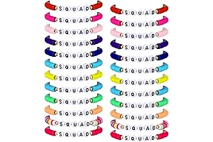 24Pcs Colorful Squad Bracelets