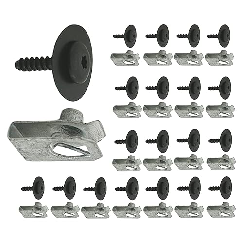 Miniatura 1 de Paquete de 20 piezas de repuesto para guardabarros automotriz 11548270 compatible con GM Chevy Camaro Colorado Cruze Equinox Impala Malibu Traverse