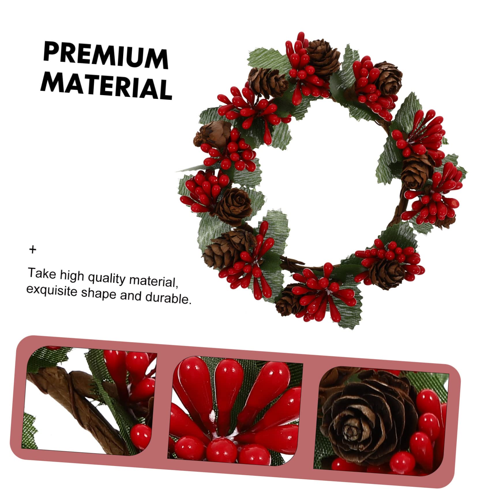 MAGICLULU 8piezas Guirnalda Navideña De y Verdes Decoración Colgante para Puertas y Ventanas Adornos De Navidad para Interiores y Exteriores