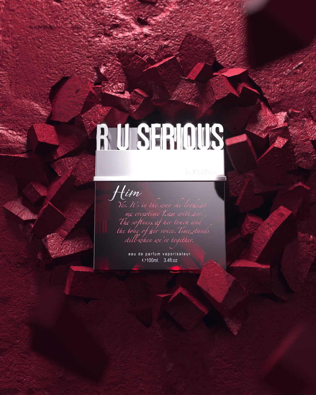 Rue Broca R U Serious Him Eau de Parfum Spray For Men, 3.4 Fl. Oz – Aromatic, Fresh, and Sensual Masculine Fragrance - Image 4