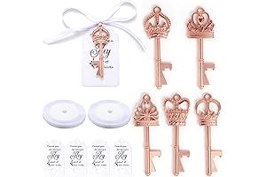 50PCS Crown Key Bottle Openers: The Perfect Favors for Weddings, Bridal Showers, and Parties