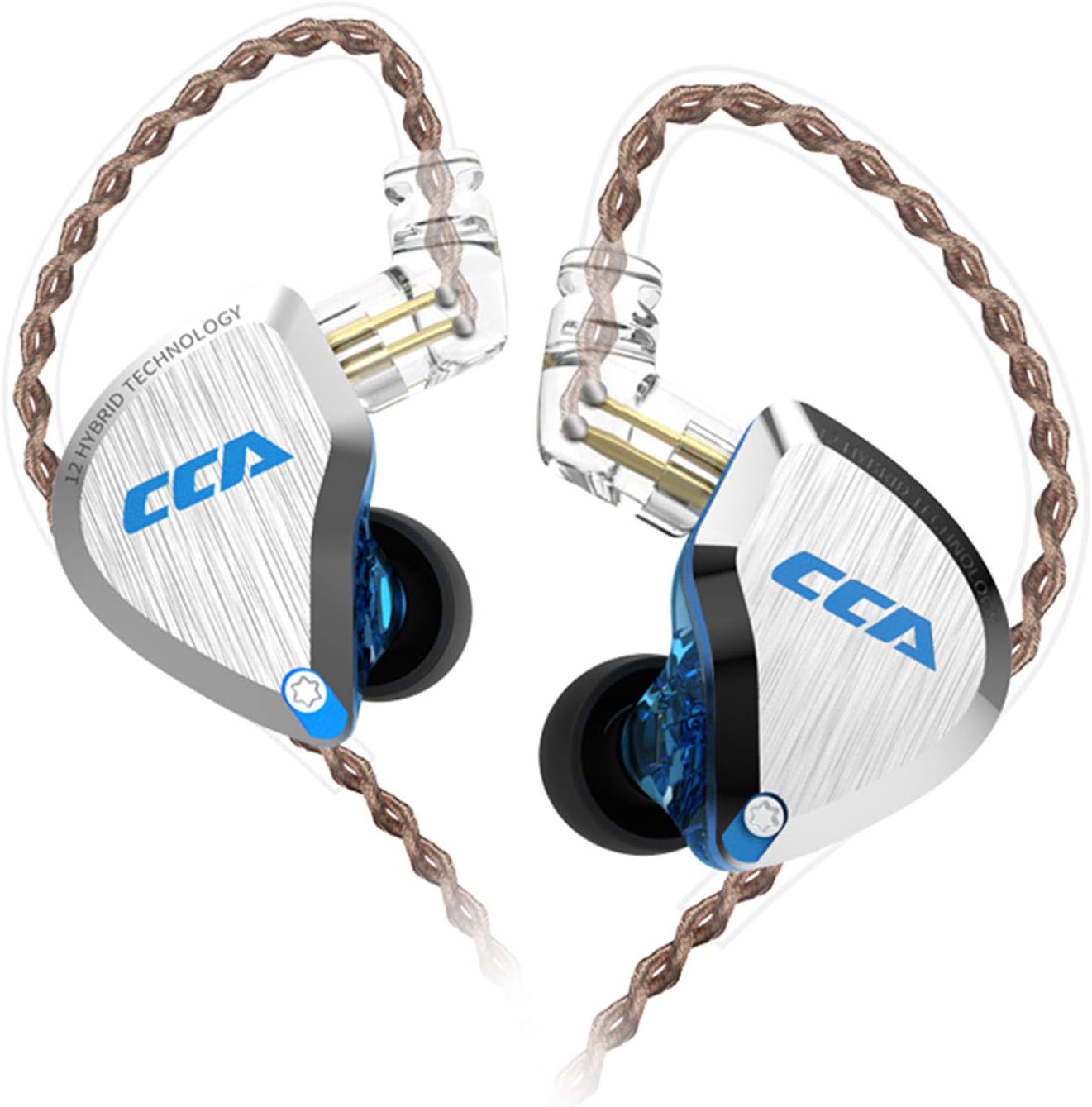 Get Cheap Price CCA C12 in-Ear Monitors, 5BA+1DD Hybrid HiFi Stereo Noise Isolating IEM Wired Earphones/Earbuds/Headphones with Detachable Tangle-Free Cable CPin for Musician Audiophile (Without MIC, Blue) 🛒 Crazy Deals CCA C12 in-Ear Monitors, 5BA+1DD Hybrid HiFi Stereo Noise Isolating IEM Wired Earphones/Earbuds/Headphones with Detachable Tangle-Free Cable CPin for Musician Audiophile (Without MIC, Blue)