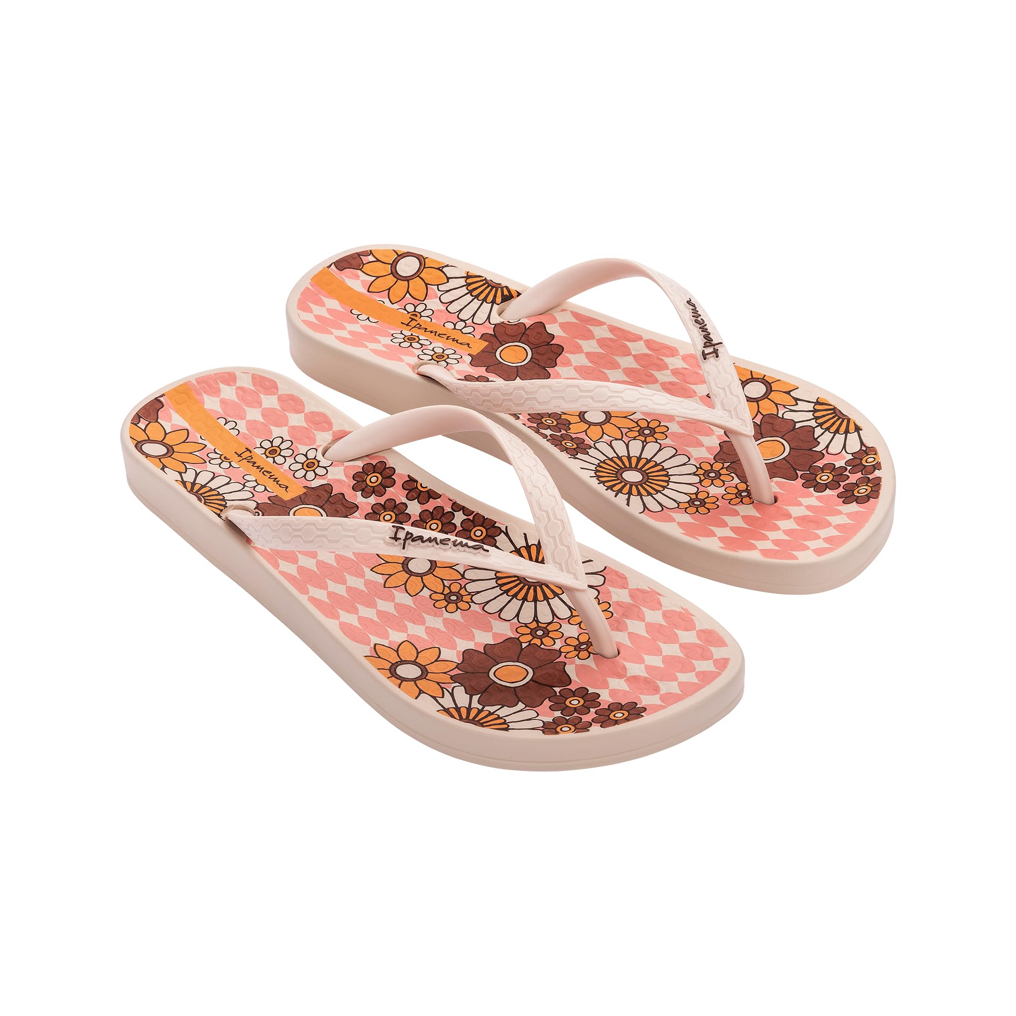Ipanema Women's ANAT TEMAS XIV FEM Flip Flops, Beige/Pink/Yellow, 43 EU, Beige Pink Yellow, 10 UK