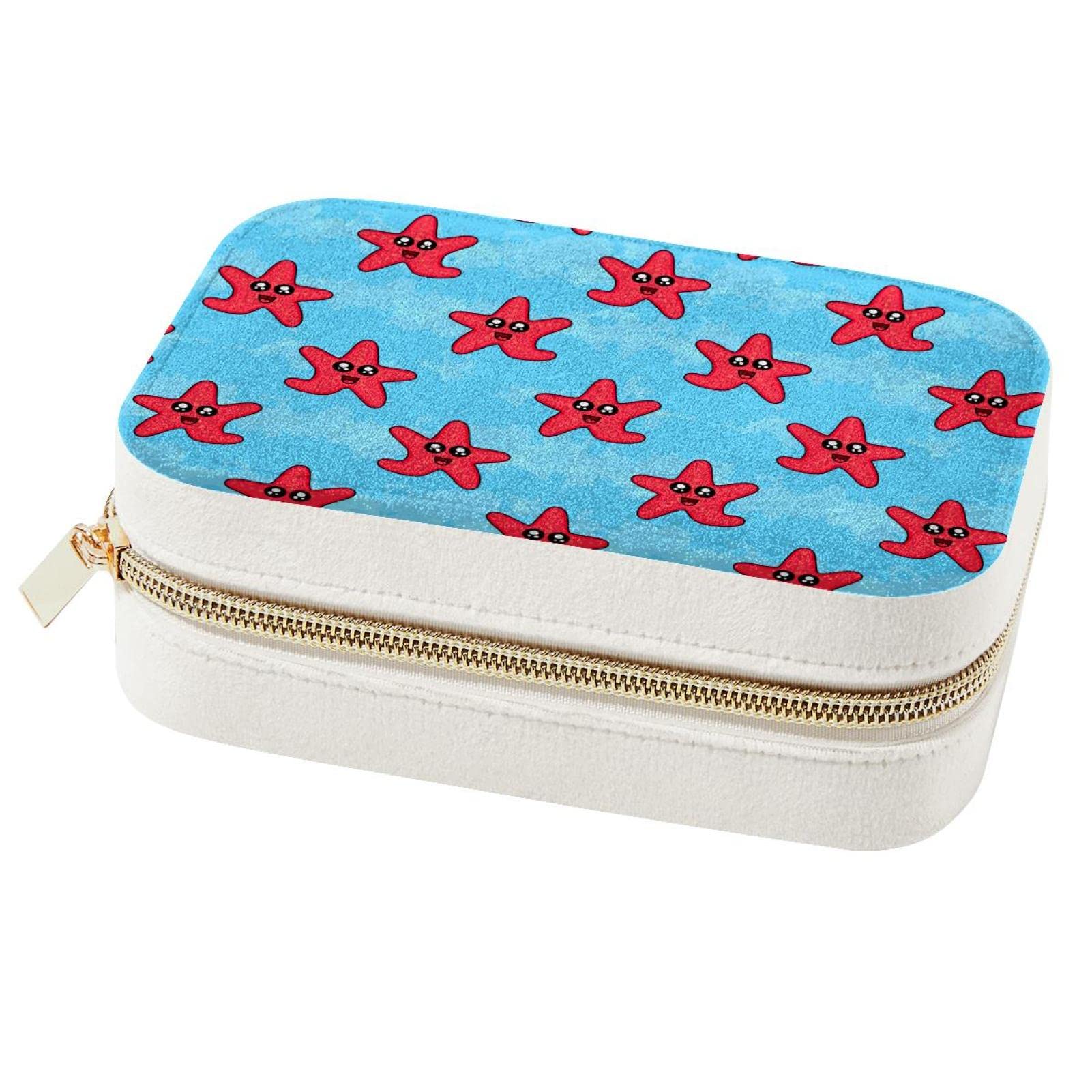 Boîte à bijoux de voyage étoile de mer pour organiser vos bagues en vacances