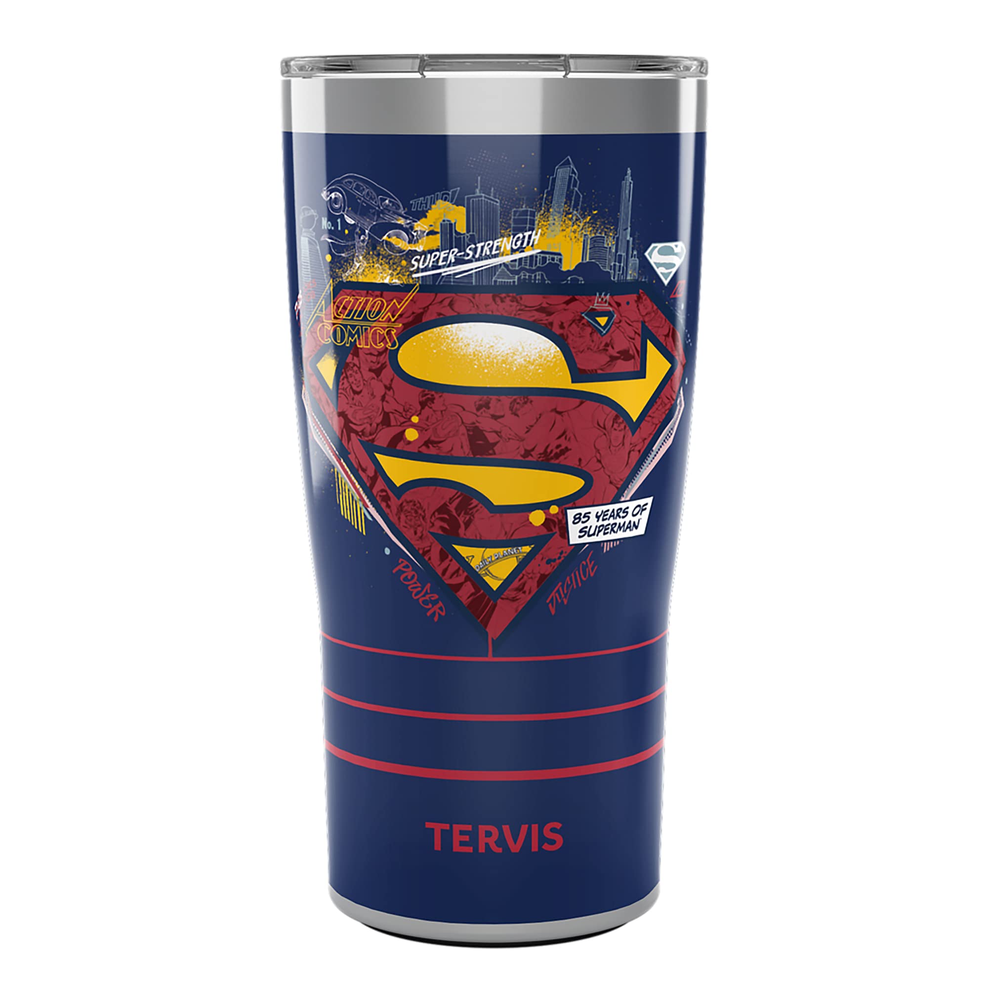 Gobelet isotherme Superman pour garder votre café chaud au bureau et en voyage