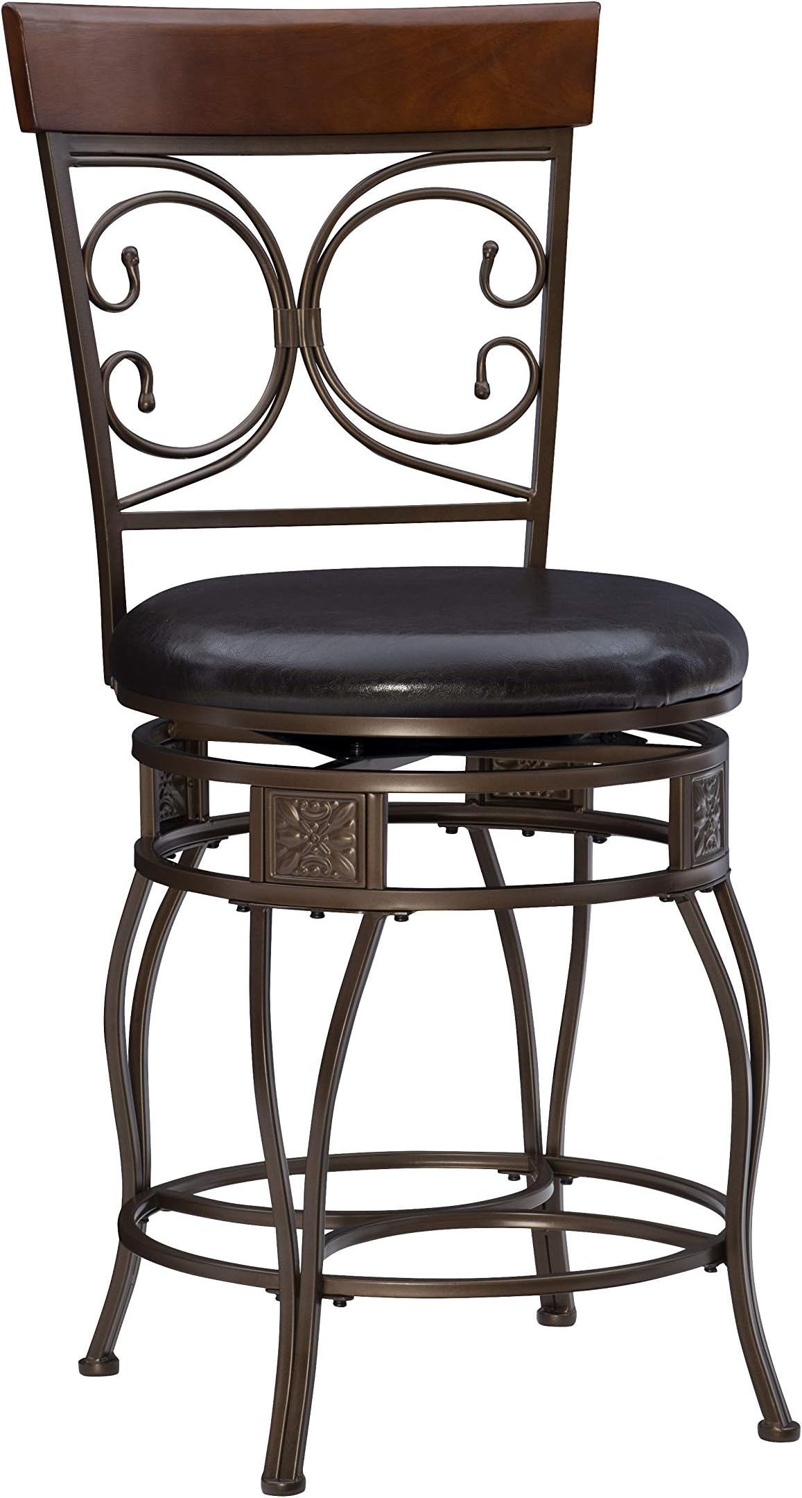 Amazon.com: Sole Designs Bella Wingback Counter Height Bar stool for ...