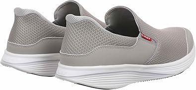 MBT SF-Modena III Slip On herenschoenen, fysiologische schoenen met slip & fit-technologie voor moeiteloos dragen. Bovenmateriaal van ademend mesh en kunstleer., Warm Taupe, 44.5 EU