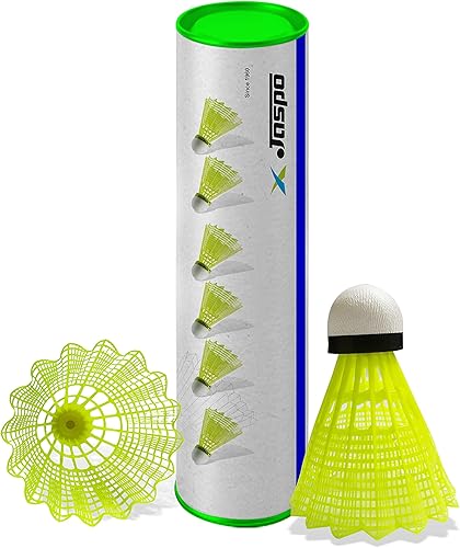 Miniatura 7 de Jaspo Voyager Plus GX-01 Series - Juego de raqueta de acero templado con 6 volantes de nailon para principiantesprofesionales para práctica de