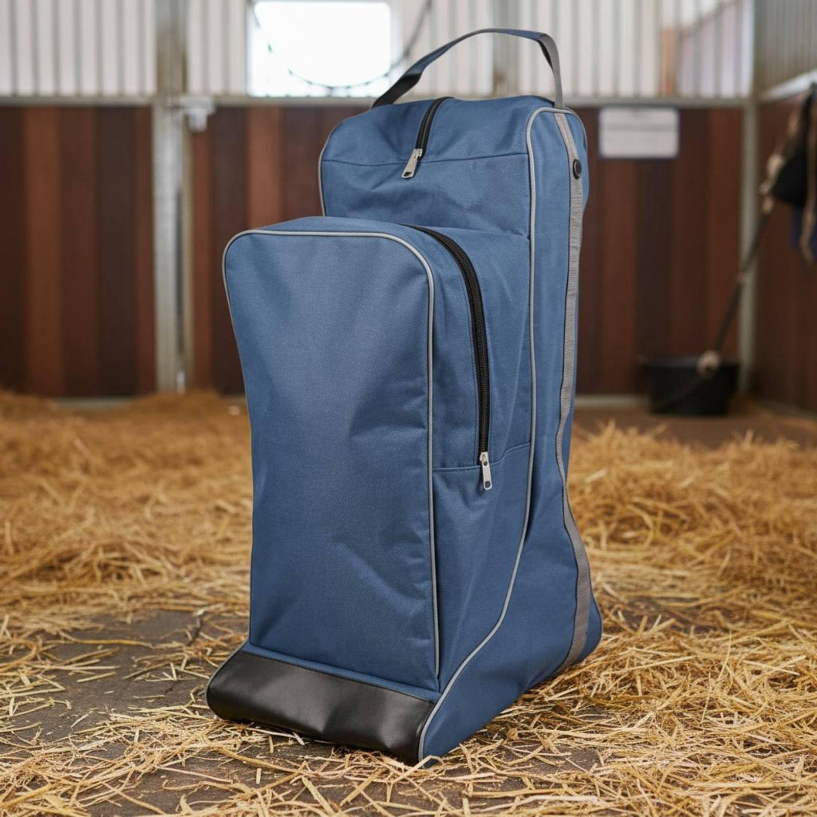 Borsa Porta Stivali e Casco Portatile Attrezzatura Sportiva Manico da Trasporto per Cavalieri, Viaggio, Maneggio