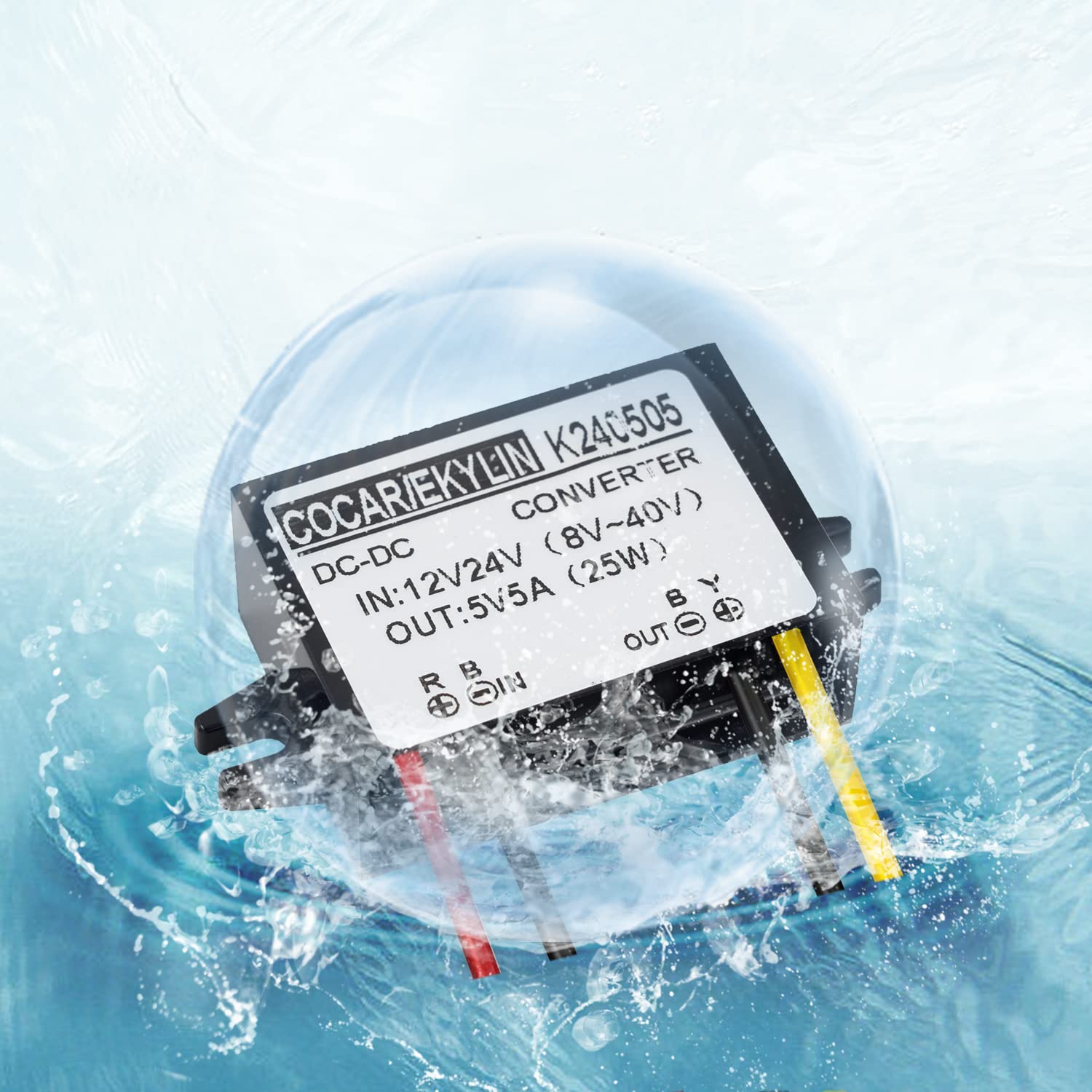Amazon.co.jp: dcdc コンバータ DC 12V 24V → 5V 5A 25W 直流電圧