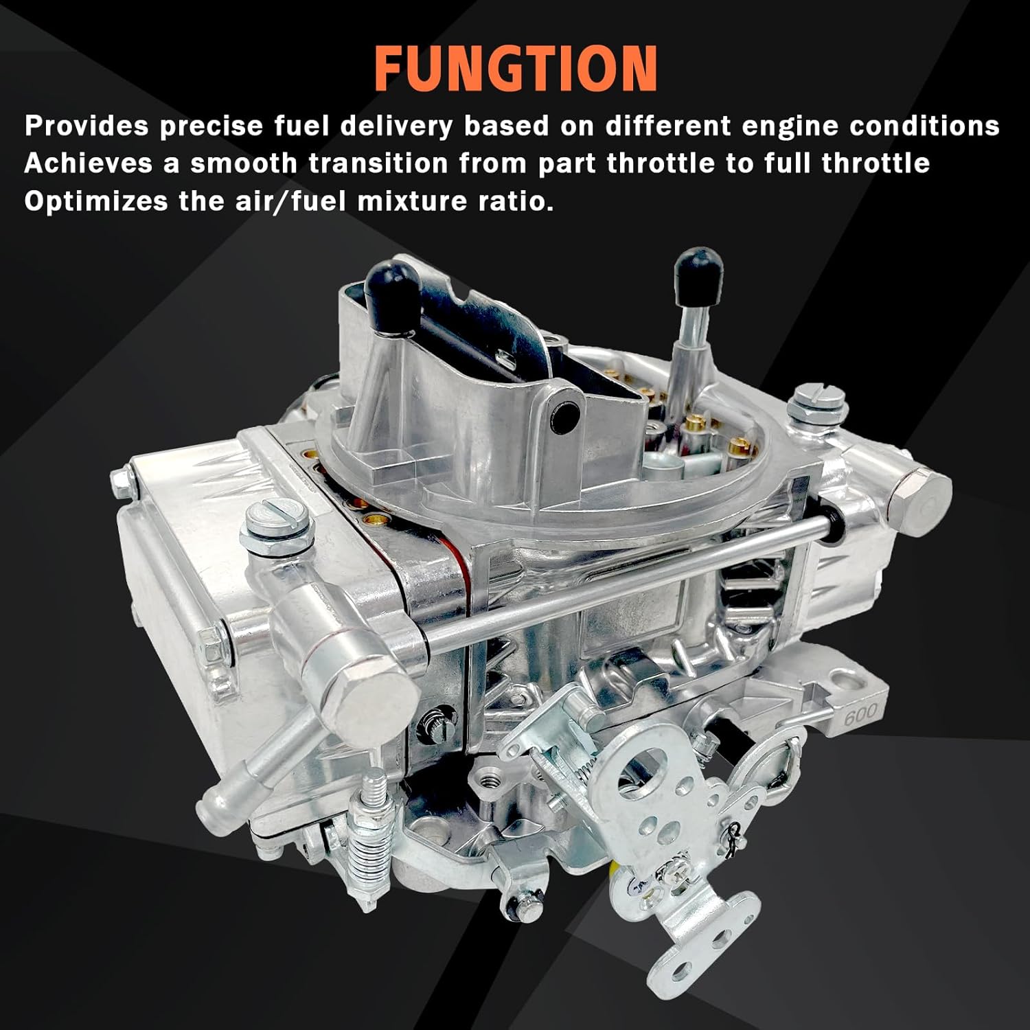 Carburetor 4150 Model 600 CFM 4 Barrel Compatible with V-8 engines, Vacuum Secondary, Electric Choke for Chrysler, Dodge, Ford, GMC, Lincoln, Mercury, Olds, Plymouth, Replace# BR-67270