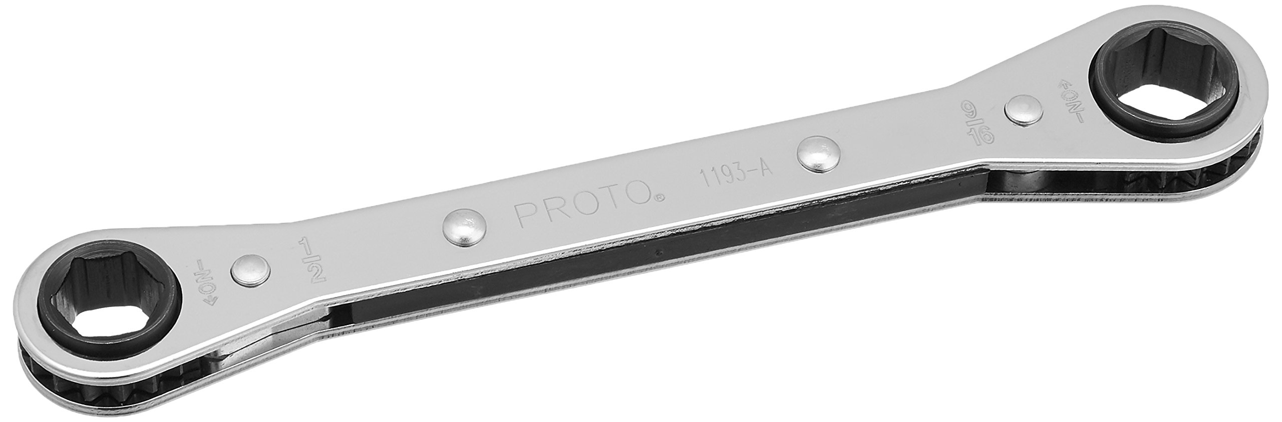 Stanley J1193-A Proto 6 Point Ratcheting Box Wrench 1/2 X 9