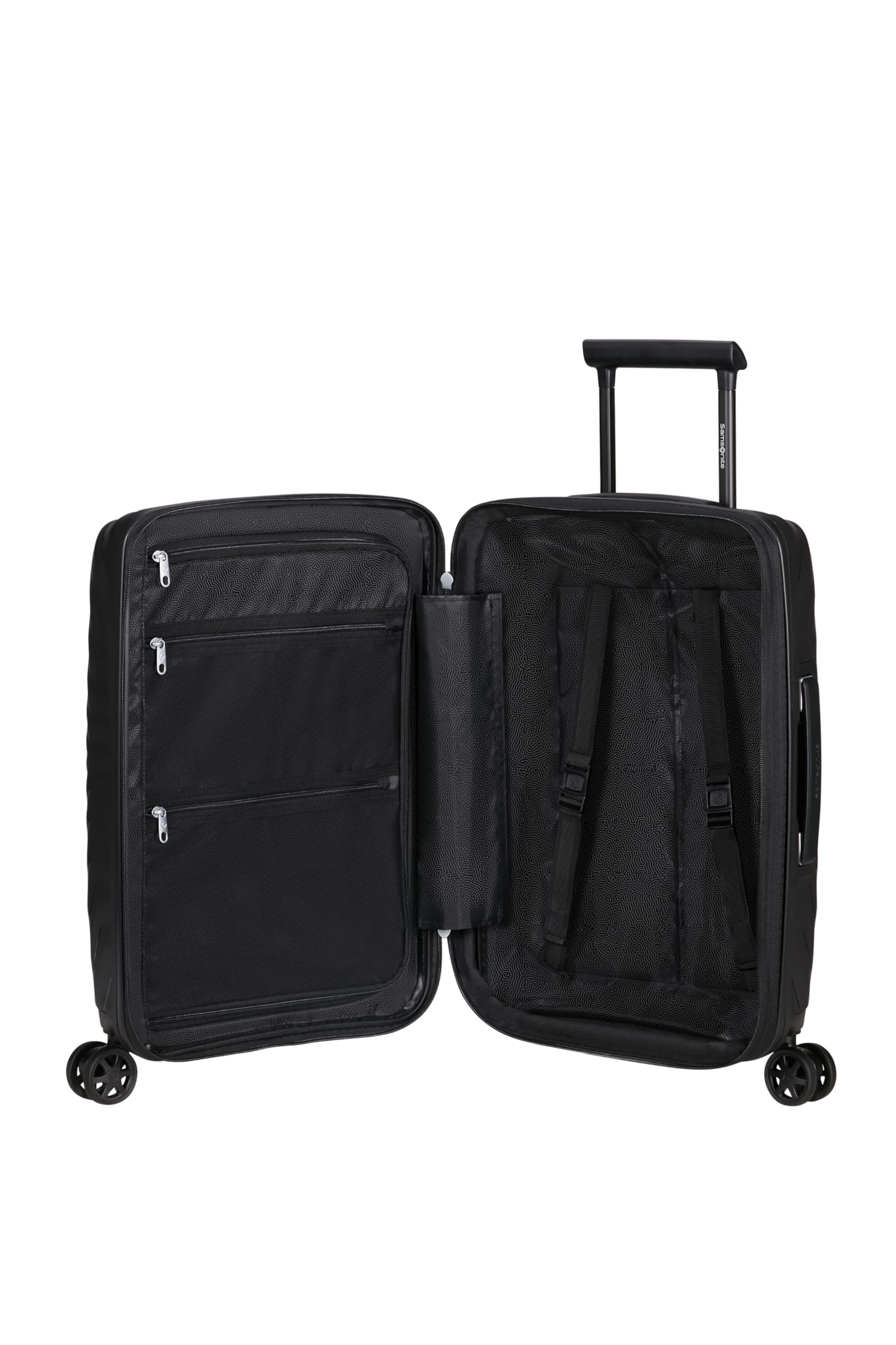 Samsonite Neo Flux - Spinner M, Valise Extensible, 68 cm, 86/96 L, Noir (Black)