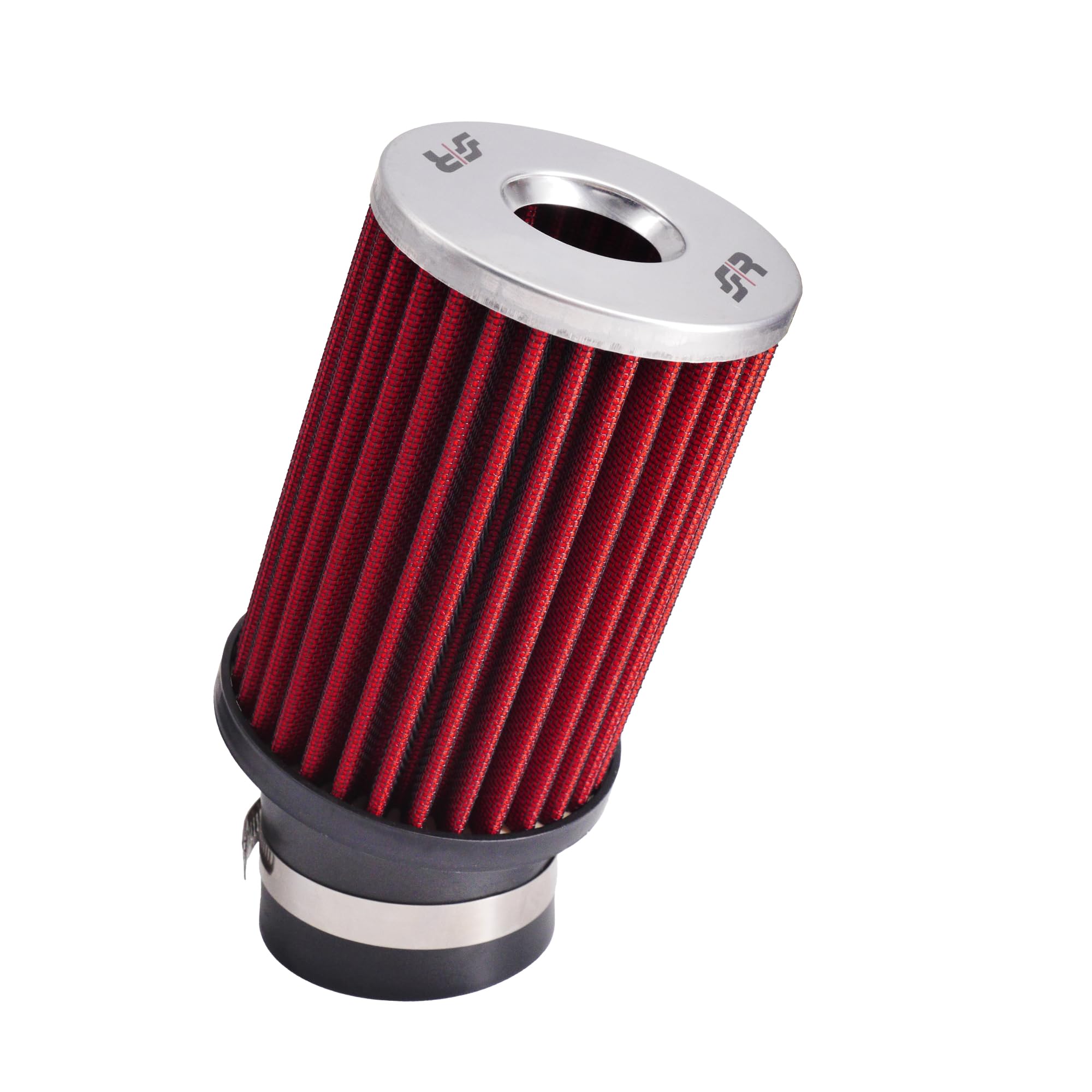Simoni Racing FSR/UP Filtro Aria Biconico Inclinato a 45° Diametro 67mm, Universale, Cotone Rosso