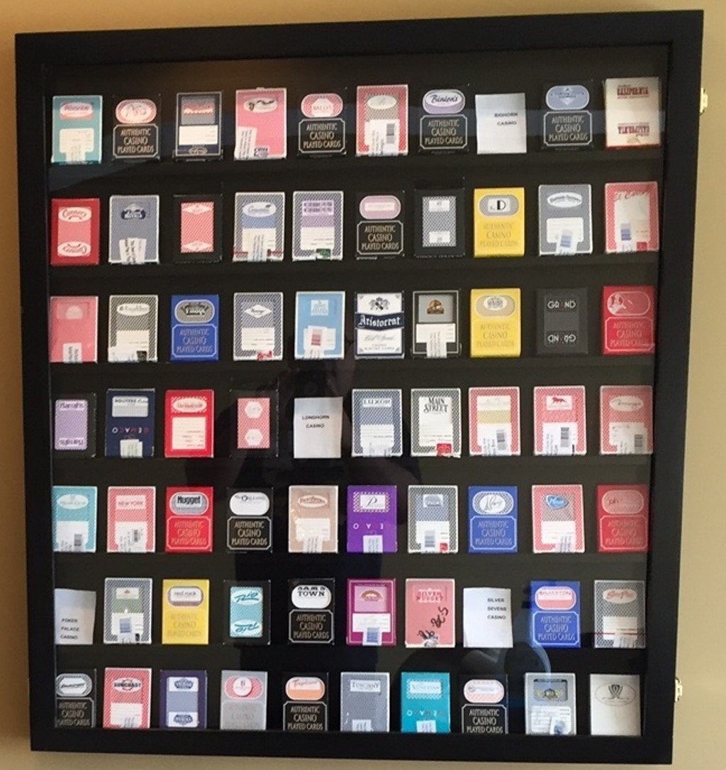 Card Deck Display Case for Decks of Cards / Playing Card Deck Display