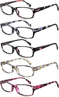 Reading Glasses for Women Men- Blue Light Blocking Spring Hinge Computer Readers Anti Glare UV Eyeglasses