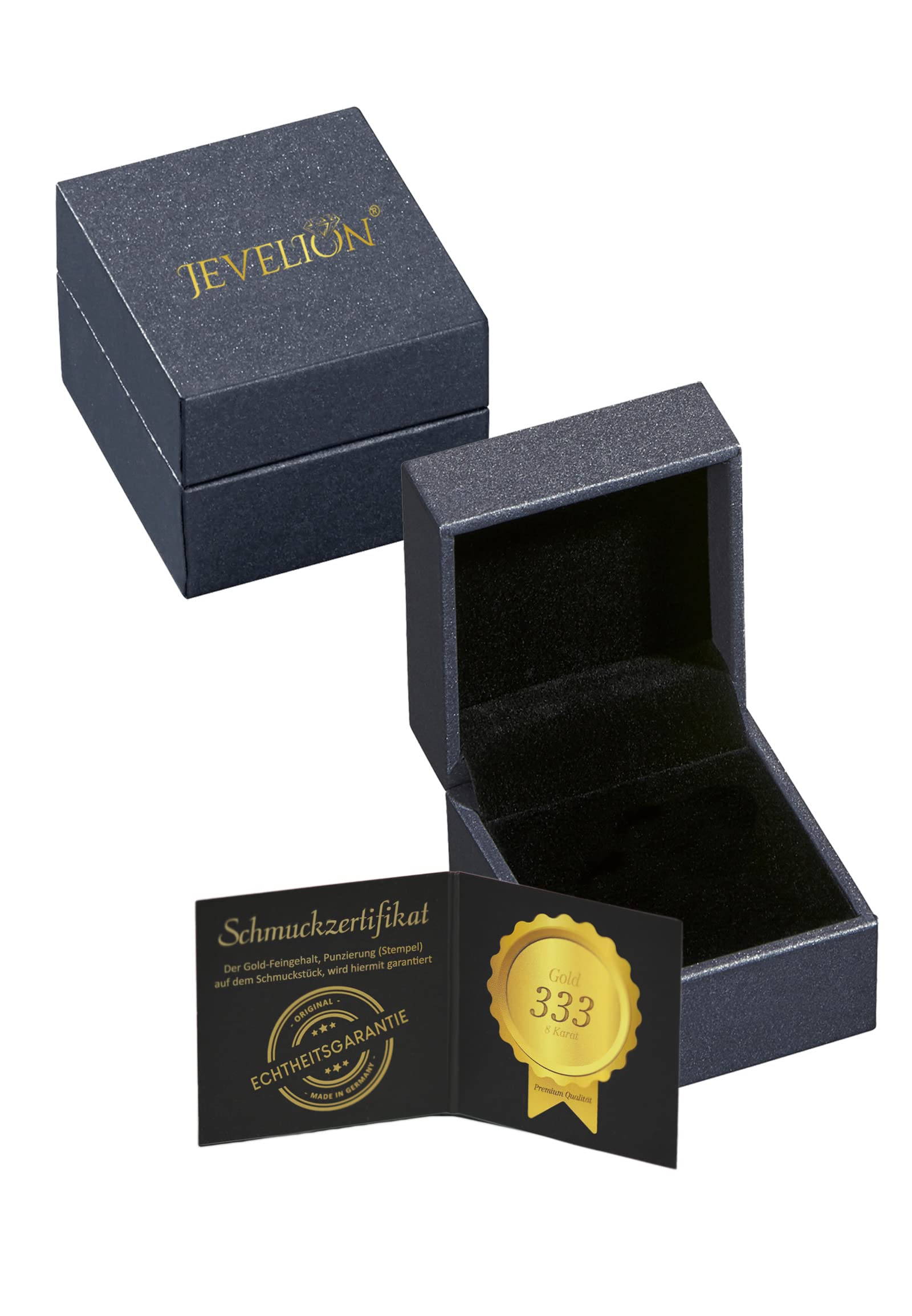 Damen Anhänger 333 Gold 8 Karat Gelbgold Kreuzanhänger Echtgold mit abgeflachten Kanten. Kreuz mit Halskette oder ohne Kette wählbar