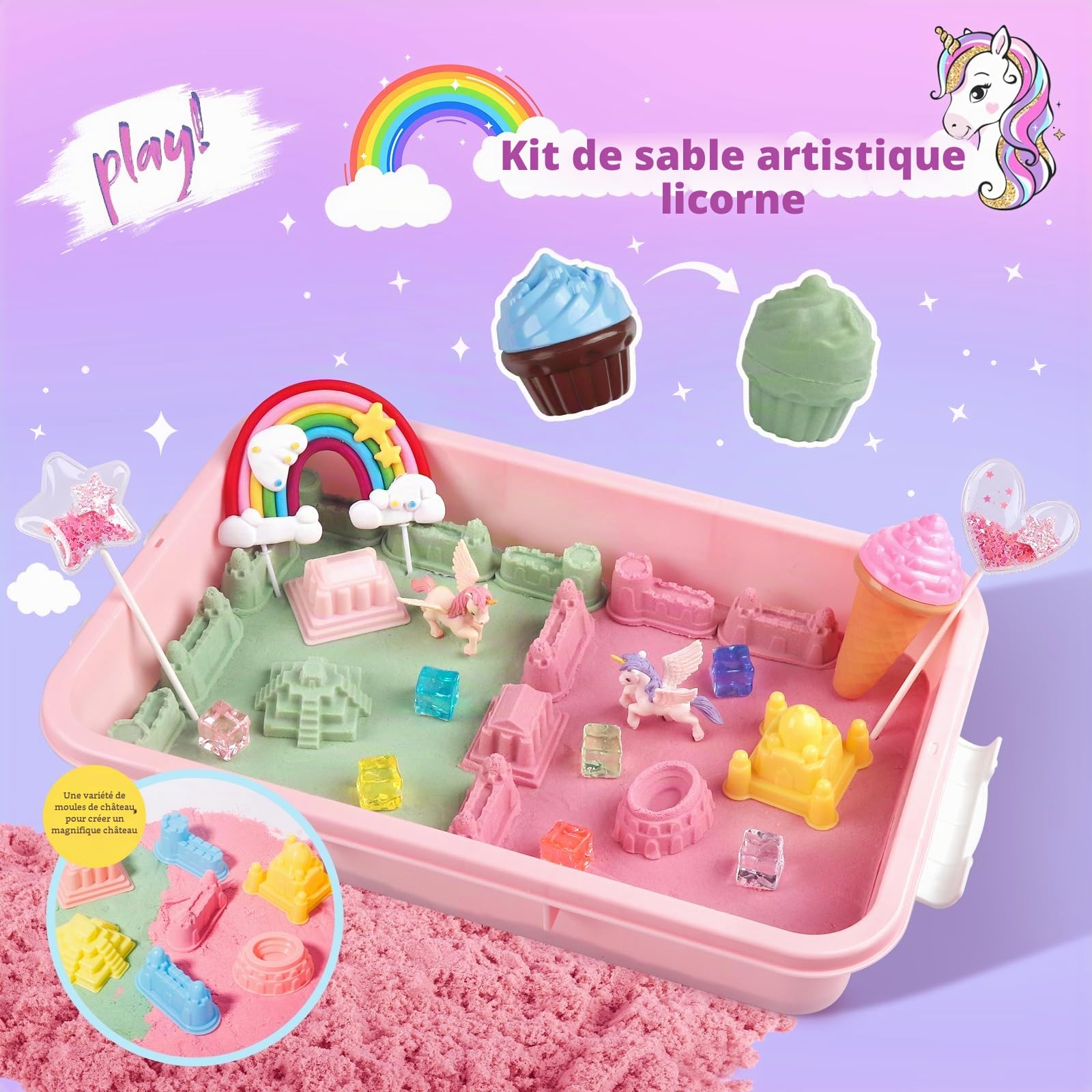 Weilim Sable Kit pour Enfants