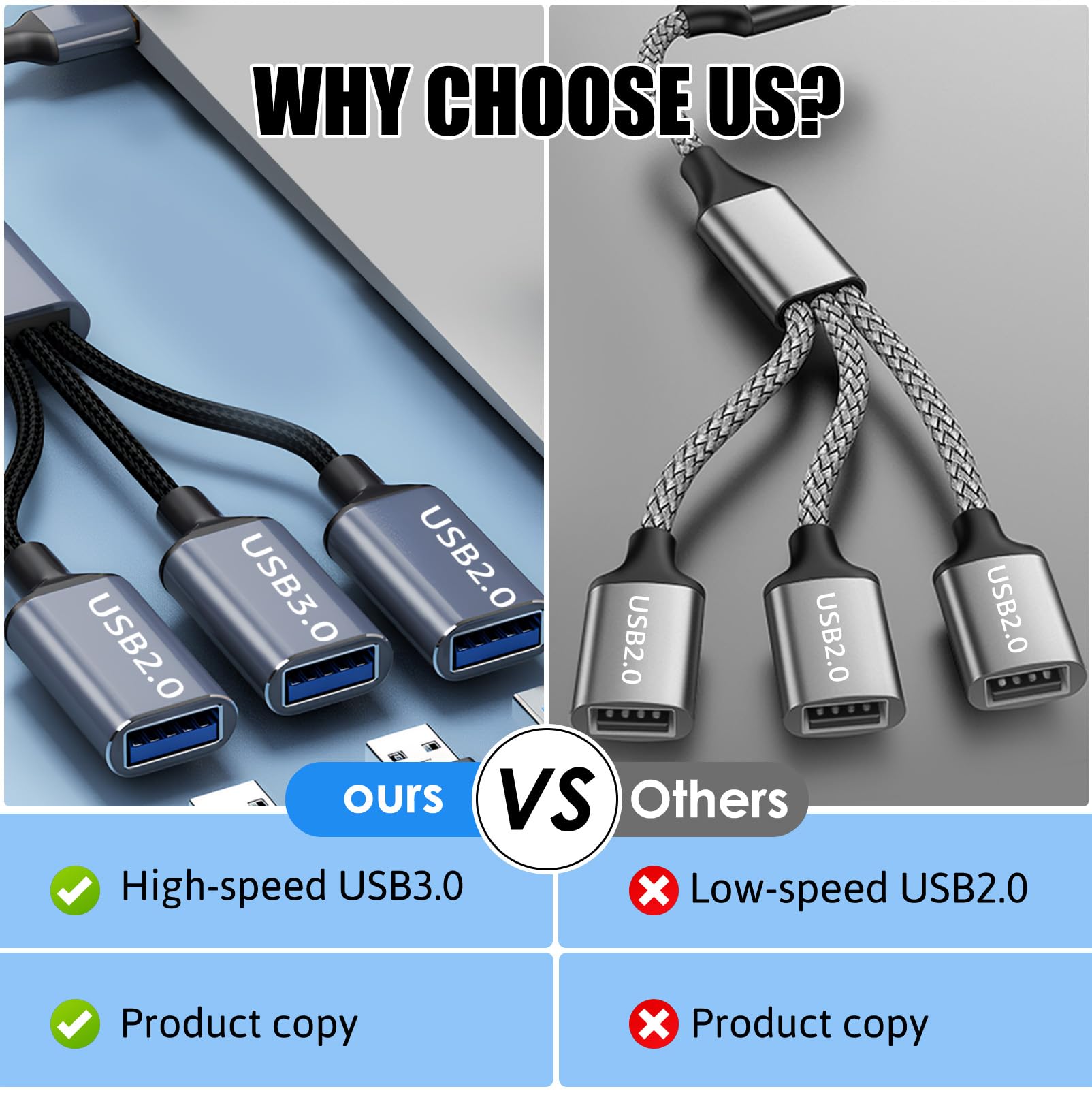 MOSWAG USB Splitter Y and 3.5mm jack Cable,USB to 2 USB Ports and 3.5mm Port Micro Usb Cable Adapter for Mac,Car,Xbox One Series X S,PS4,PS5,Laptop PC, Keyboard, Mouse, Headphone, Microphone, U Disk MOSWAG USB Splitter Y and 3.5mm jack Cable,USB to 2 USB Ports and 3.5mm Port Micro Usb Cable Adapter for Mac,Car,Xbox One Series X S,PS4,PS5,Laptop PC, Keyboard, Mouse, Headphone, Microphone, U Disk