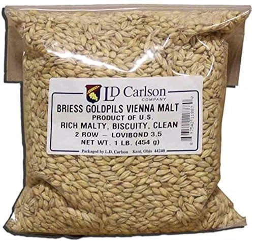 Miniatura 15 de Briess 26-QVZH-HVSI Grain U.S. Brewers Malta para elaboración de cerveza y elaboración casera 1 libra (2 hileras de cerveceros), marrón