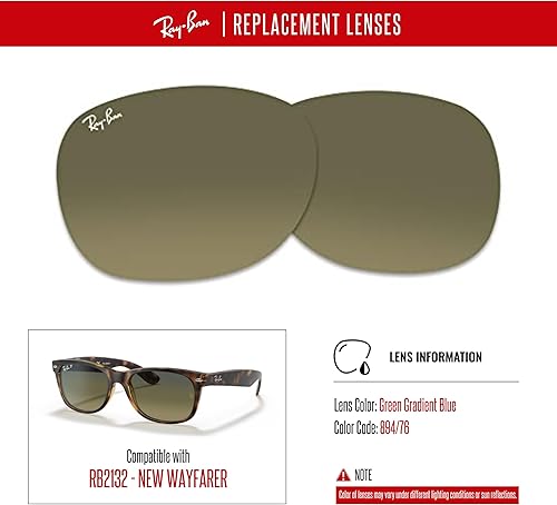 Miniatura 3 de NEW RB2132 New Wayfarer Polarized Replacement Lenses For Men For Women+BUNDLE with ACCESSORY EYEWEAR KIT