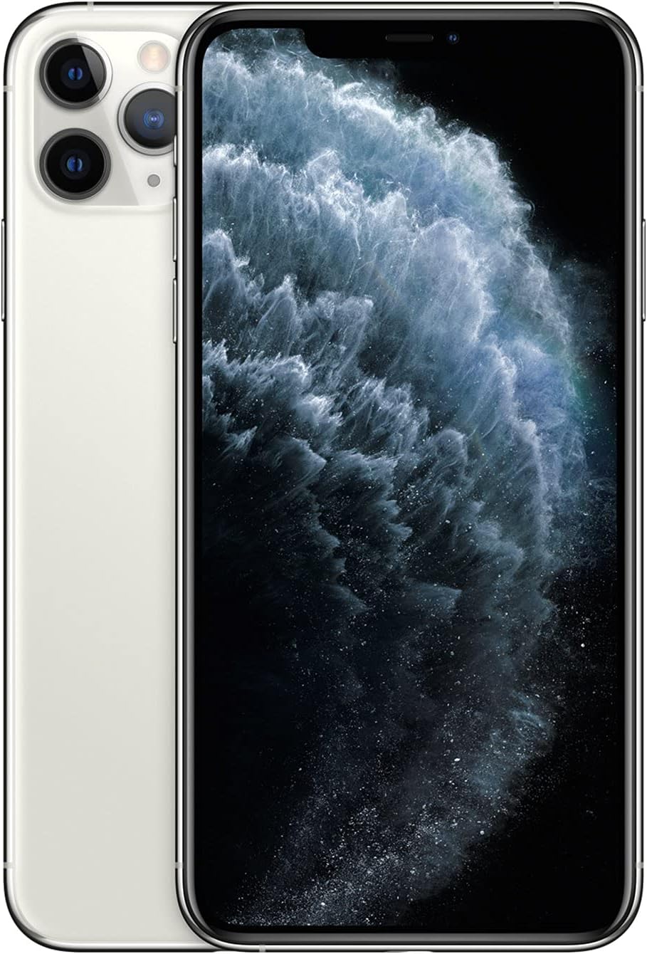 Apple iPhone 11 Pro, US Version, 512GB, Silver - T-Mobile (Renewed)