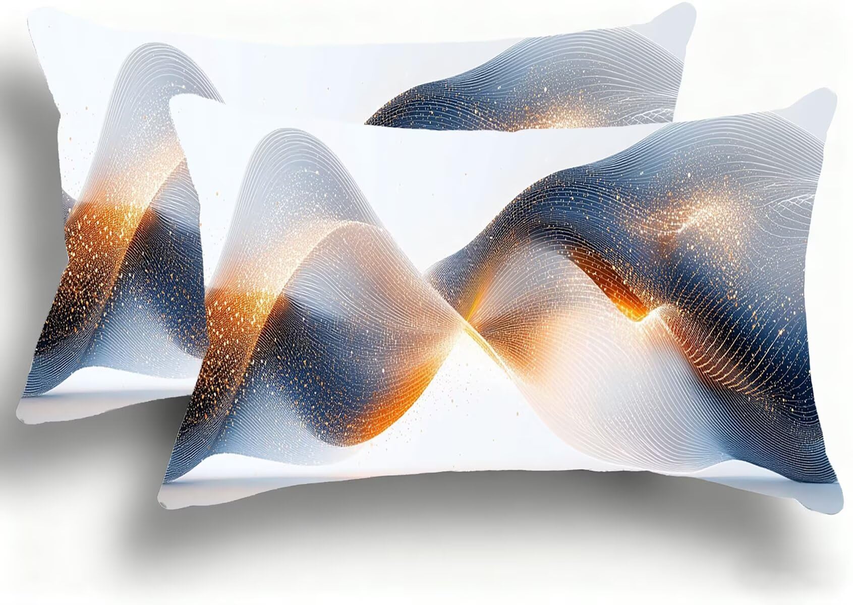 Housse coussin canapé 30x60 en velours abstrait pour sublimer l'ambiance cocooning de votre chambre