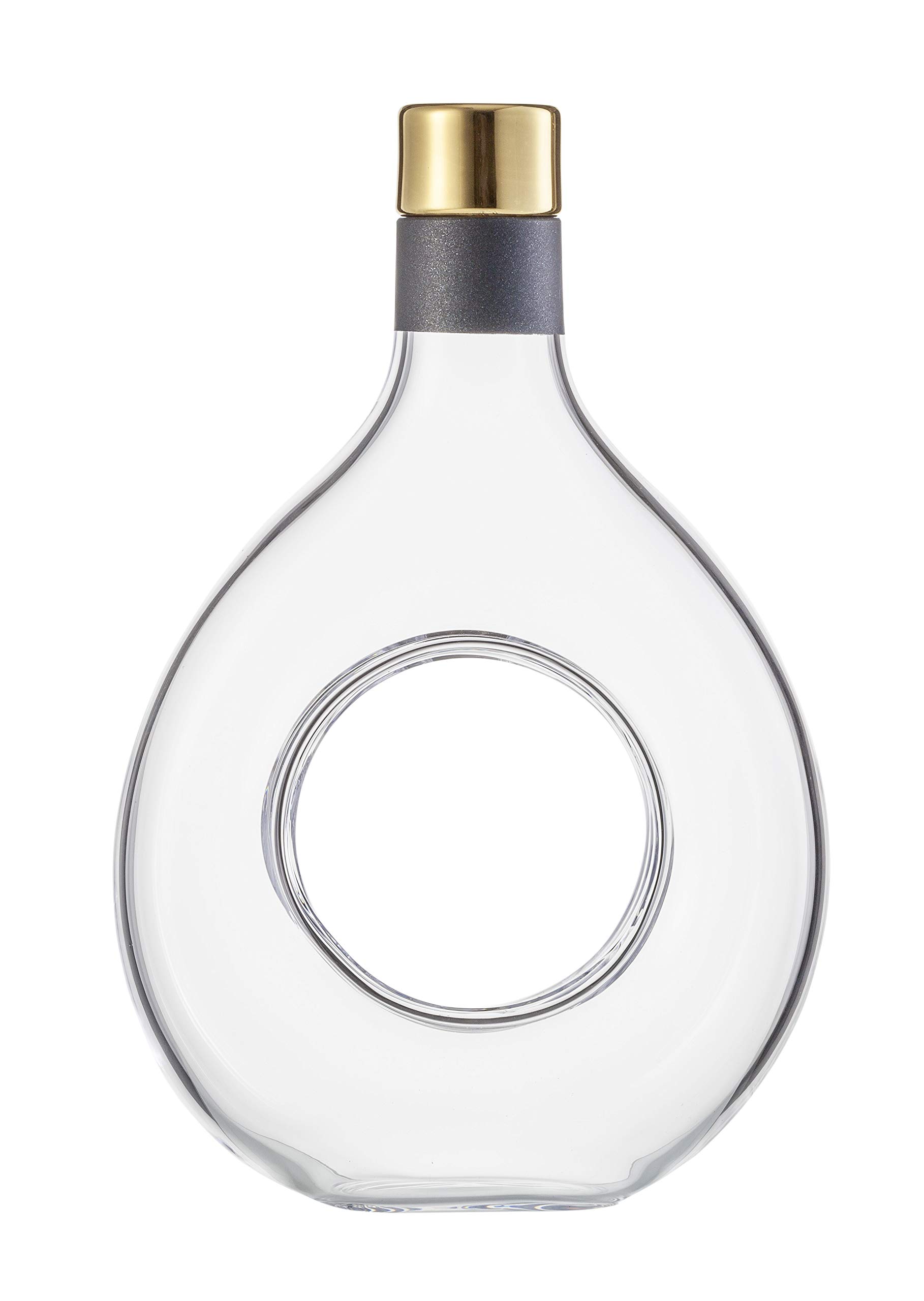 Eisch Cosmo Gold No Drop Carafe, Jarra de Vino, Jarra de Agua, Vaso de Cristal, 1 L