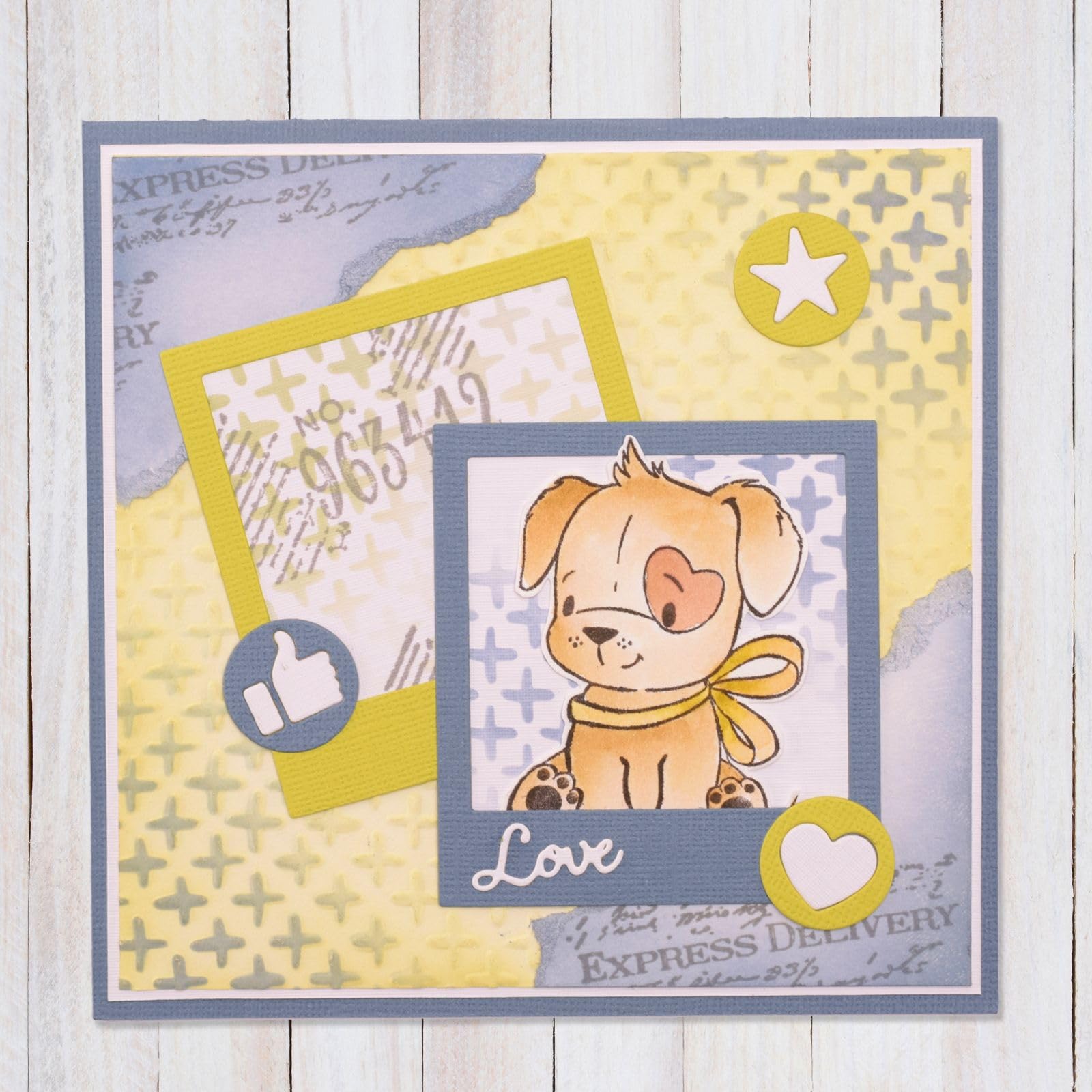 Vaessen Creative Fustella Da Taglio Natalizie Con Numeri E Frasi - 29 Cutting Dies Da 8 Mm A 2,5 Cm - Per Biglietti, Scrapbooking, Fai-da-te E Lavoretti Creativi - Con Macchine Da - 9