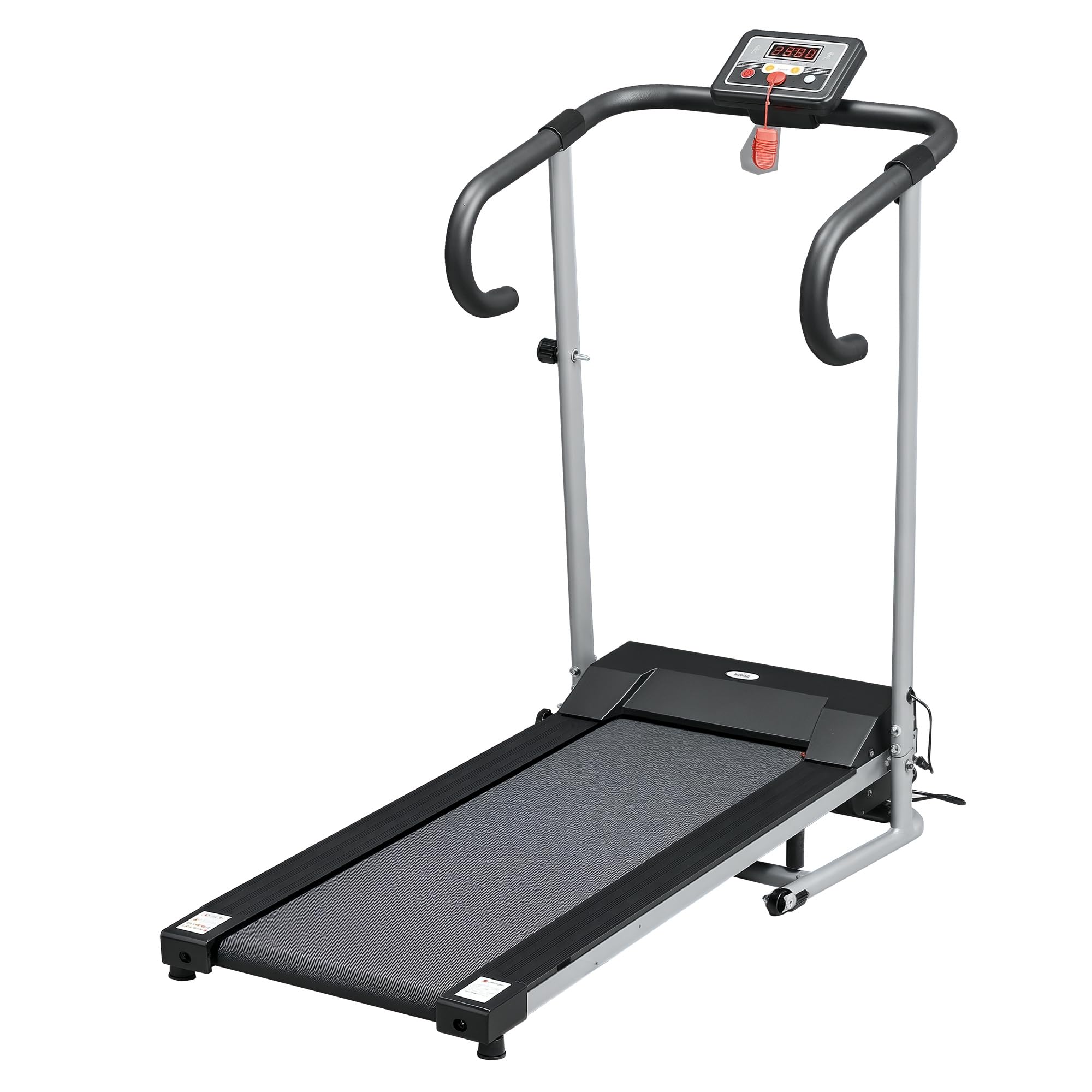 Elektrische loopband met LCD-display, opvouwbaar fitnessapparaat, 1-6