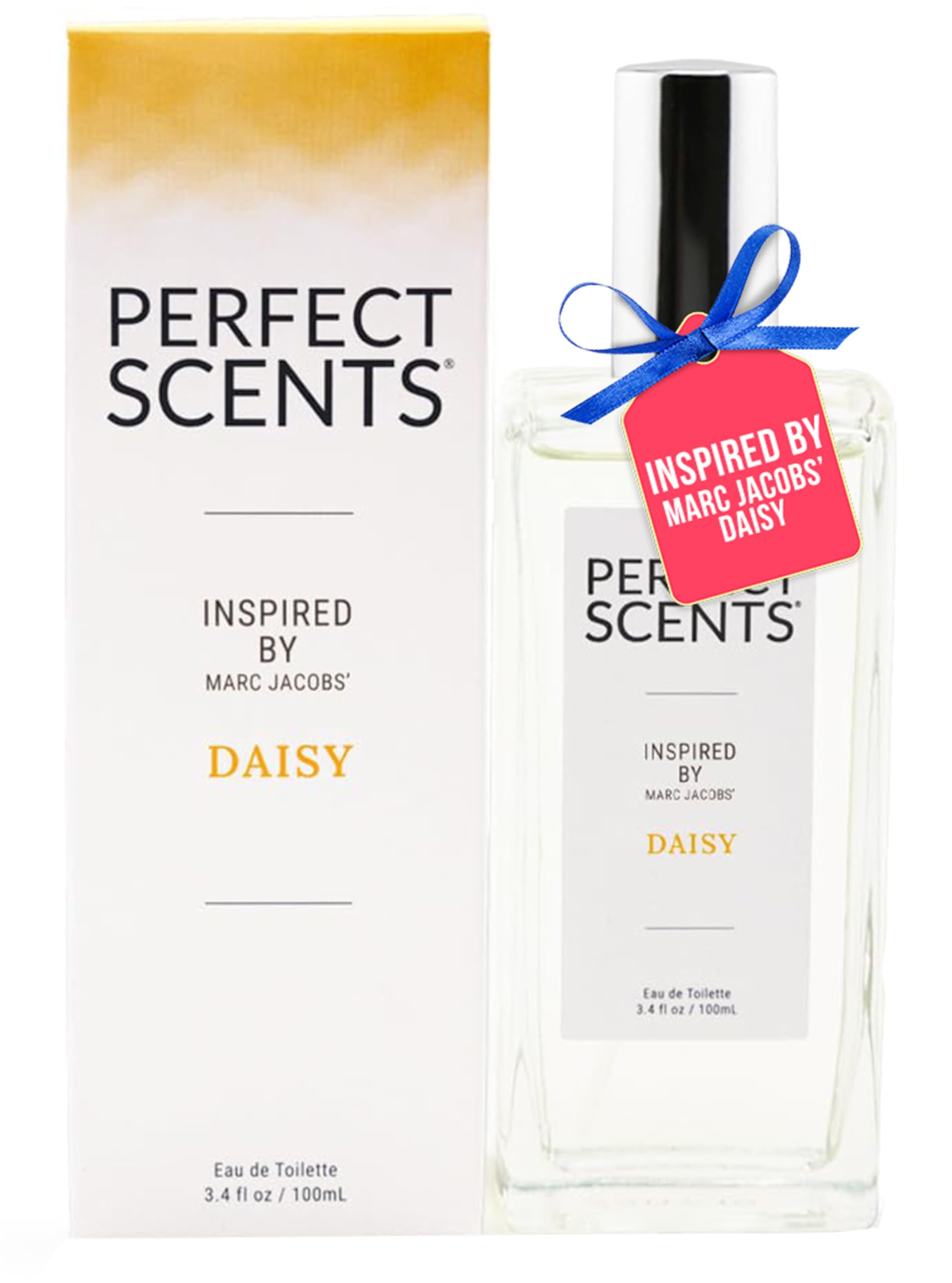 Perfect ScentsFragrances, Inspired by Marc Jacobs' Daisy, Women’s Eau de Toilette, CLEAN, Vegan, Paraben-Free, Phthalate-Free, Never Tested on Animals, 3.4 Fluid Ounces