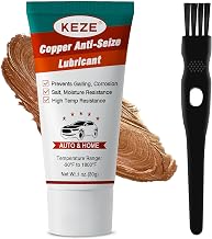 KEZE Copper Non-Stick Lubricant for Automotive Threads, Spark Plugs, Bolts and Nuts, Prevents Oxidation and Corrosion, High Temperature Resistant (Pack of 1)