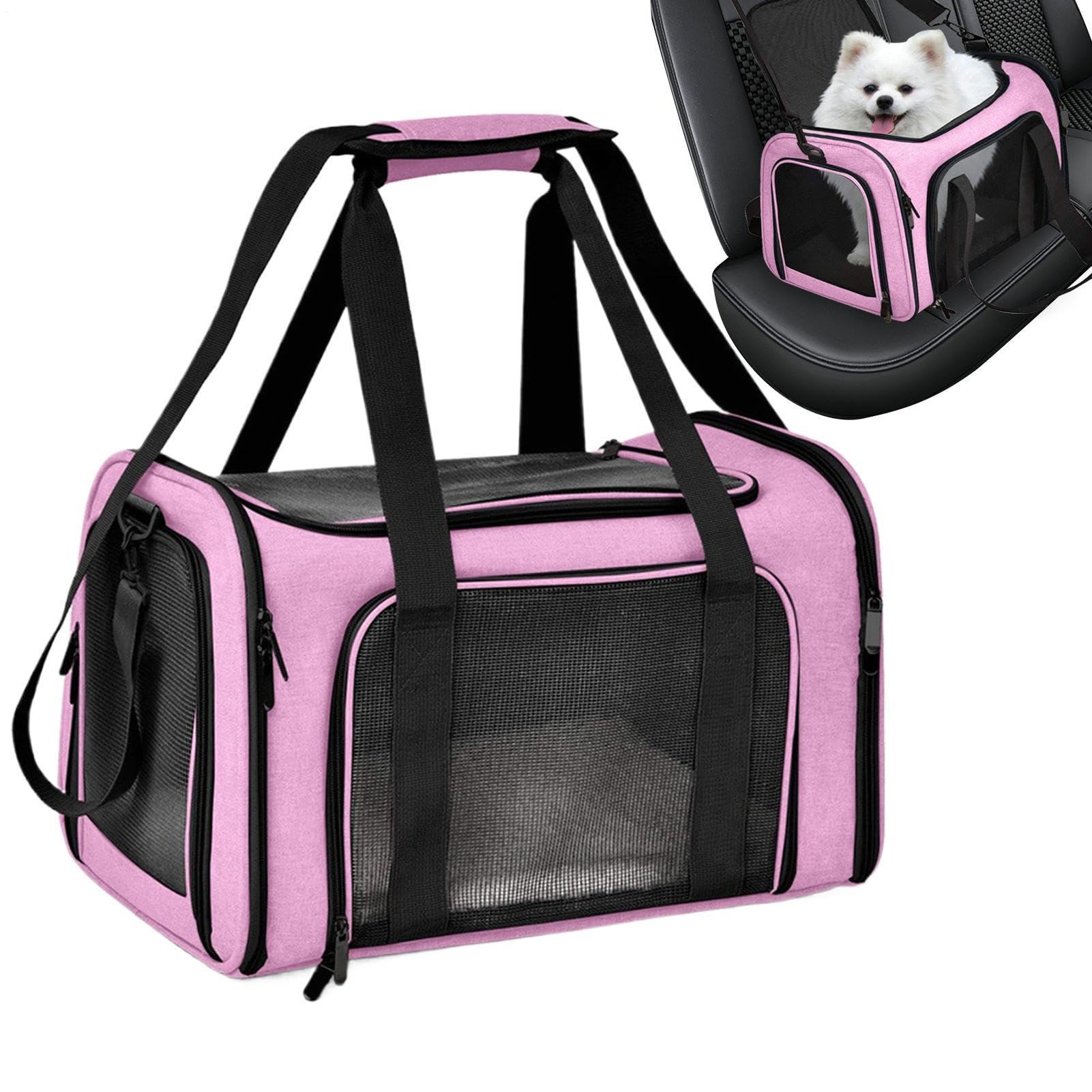 Trasportino Morbido per Gatti Portatile, Traspirante, Comodo e | La Borsa per Gatti Traspirante, Comoda e Portatile da Viaggio Per Viaggi all'Aria Aperta e nella Natura