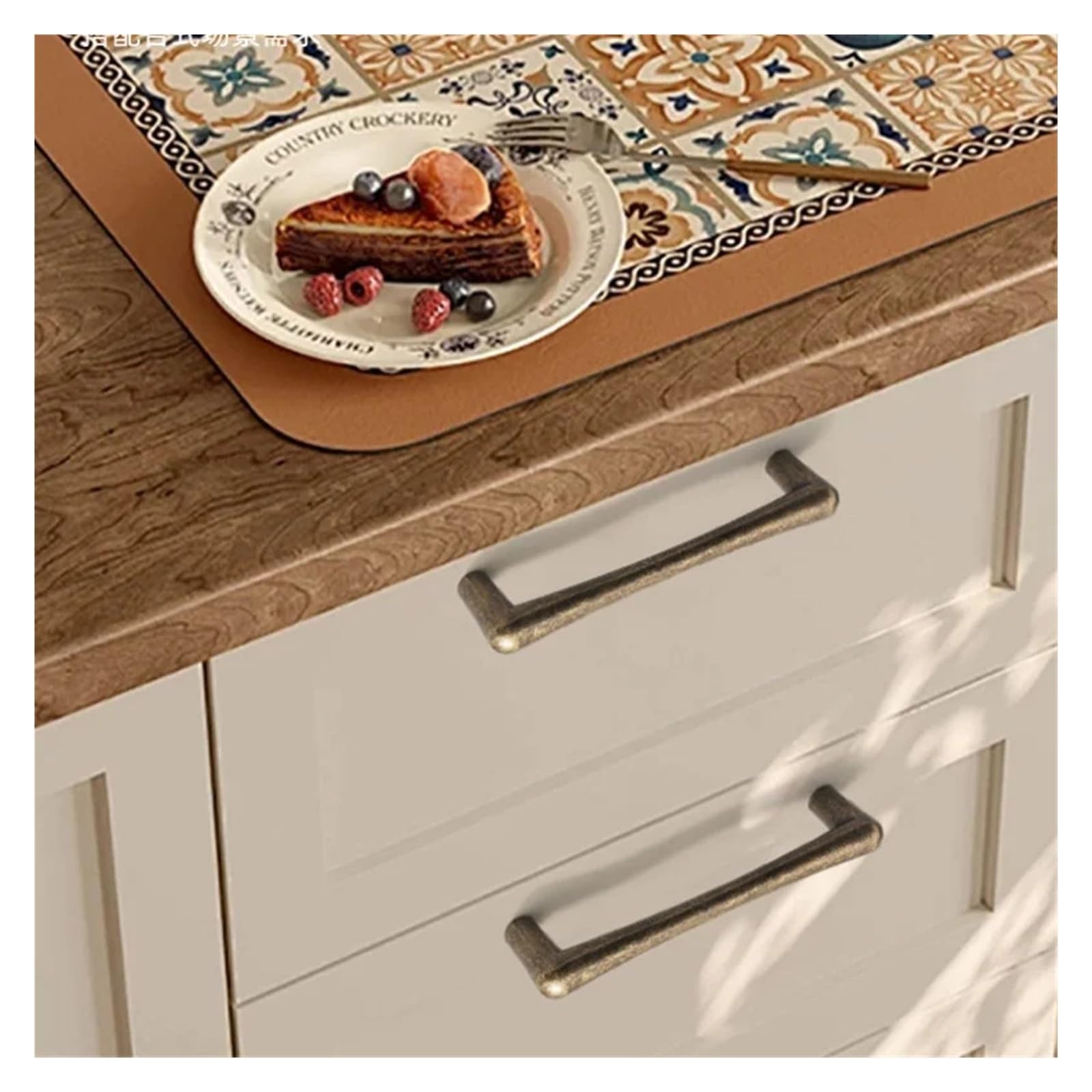 Maniglie Cucina Armadietti 15 pezzi di maniglie for porte mobili in bronzo for armadi e cassetti(6719 Bronze 96mm)