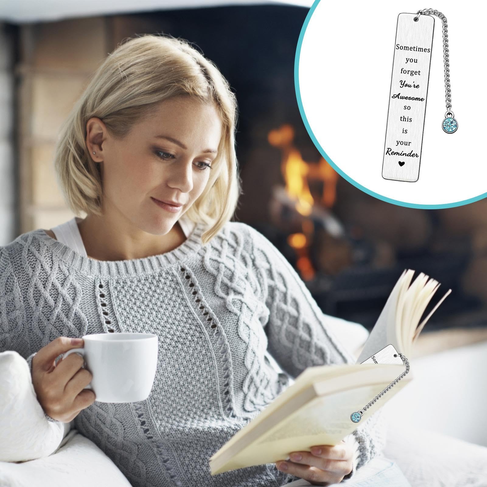 Stilvolles Edelstahl-Lesezeichen Mit Gravur | Perfektes Geschenk Für Bücherwürmer & Leseliebhaber