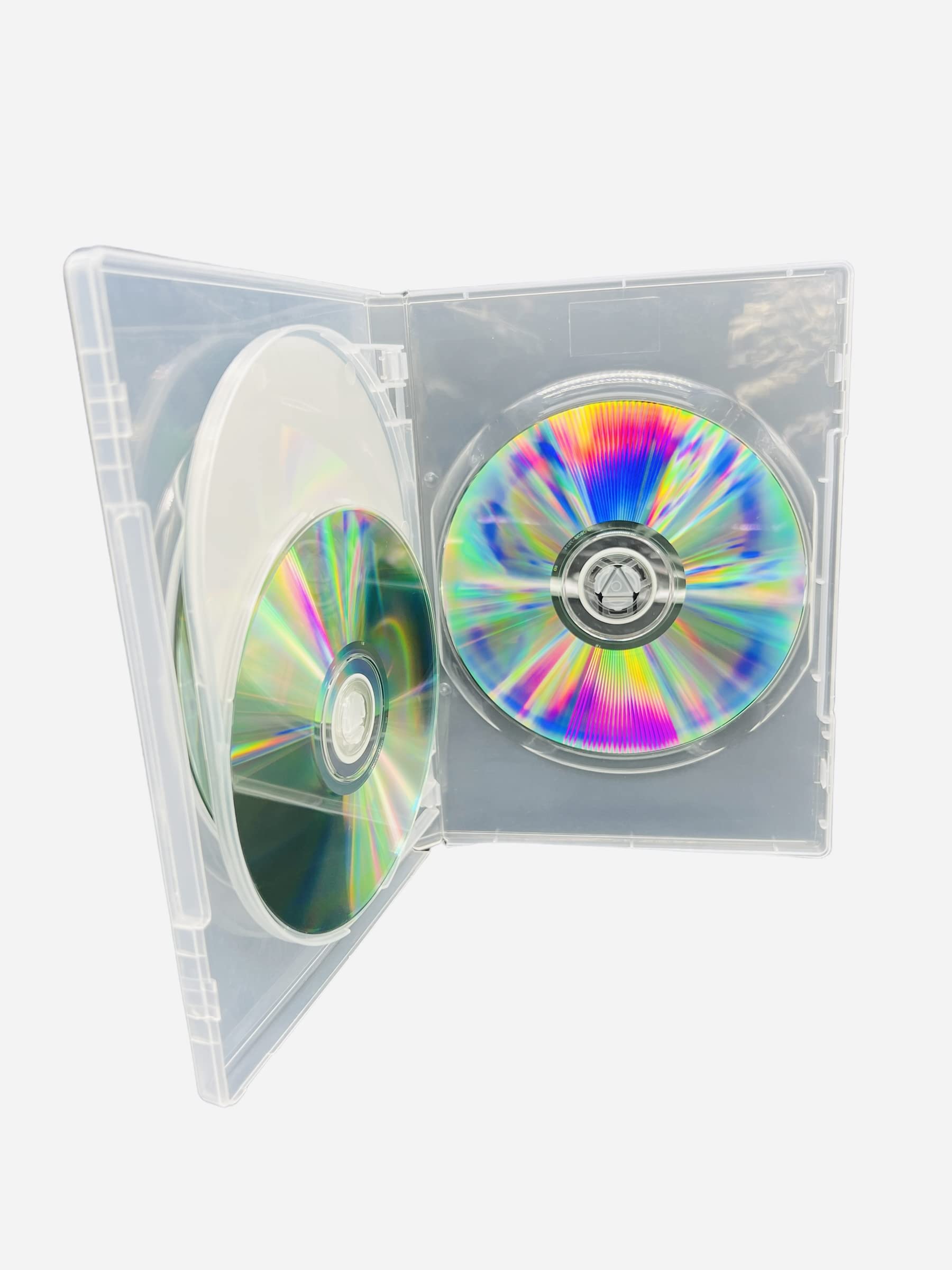 50 x 4 WAY trasparente per DVD/CD/BLU RAY case – Dorso 14 mm – Dragon Trading® Marchio
