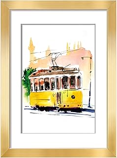 Annecy 9x12 Picture Frames (1 Pack, Gold), Simple Designed Photo Frame, For Pictures 9x12 for Wall Mounting, Classic Simple Home Office Decor