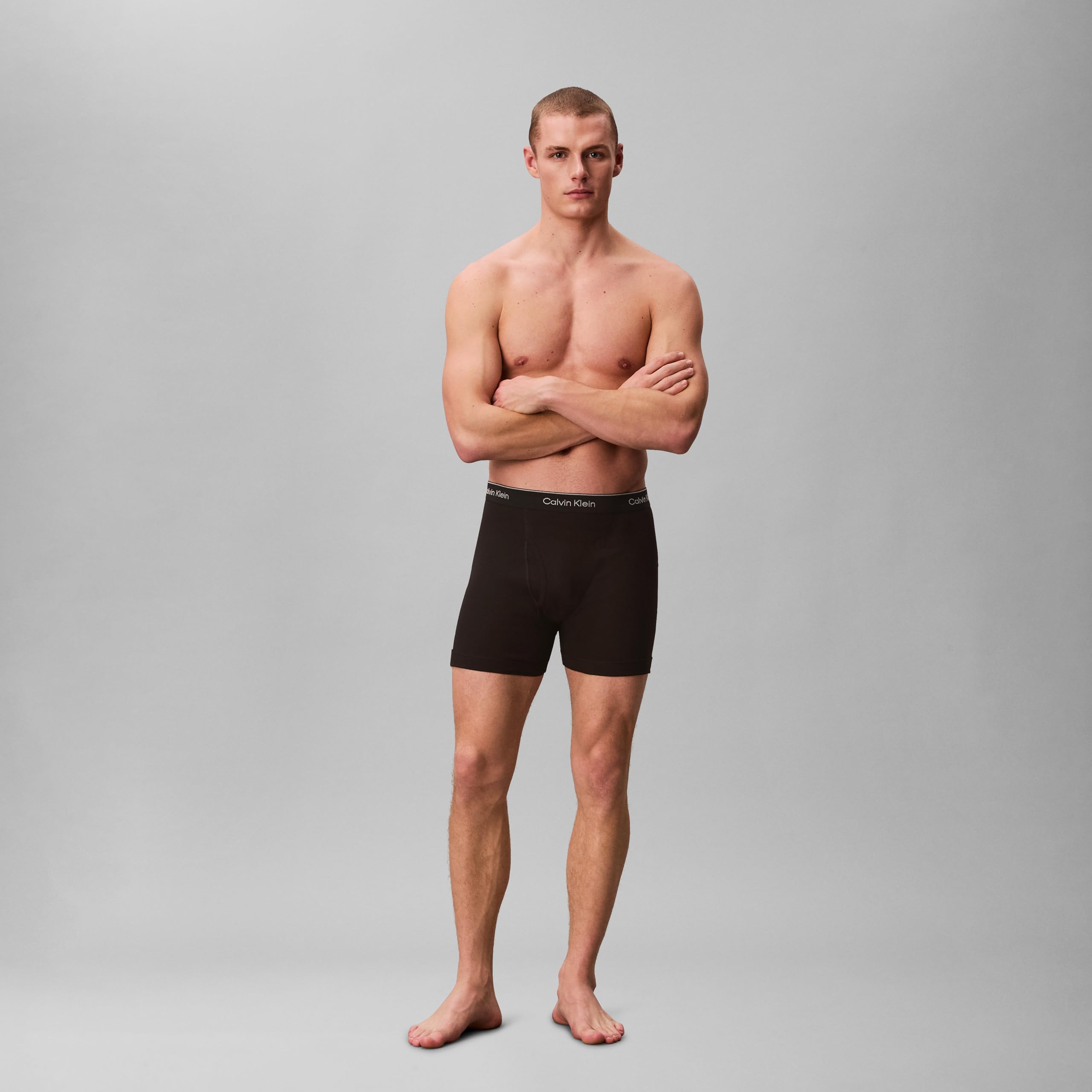 Calvin Klein Męskie bokserki bawełniane Classics 3-pak, 3 Czarny, M