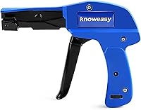 Vista 9 de Knoweasy Pistola para Bridas de Cable y Brida de Cable - Herramienta de Sujeción y Corte al Ras con Mango de Acero, Herramienta para Bridas de Cable