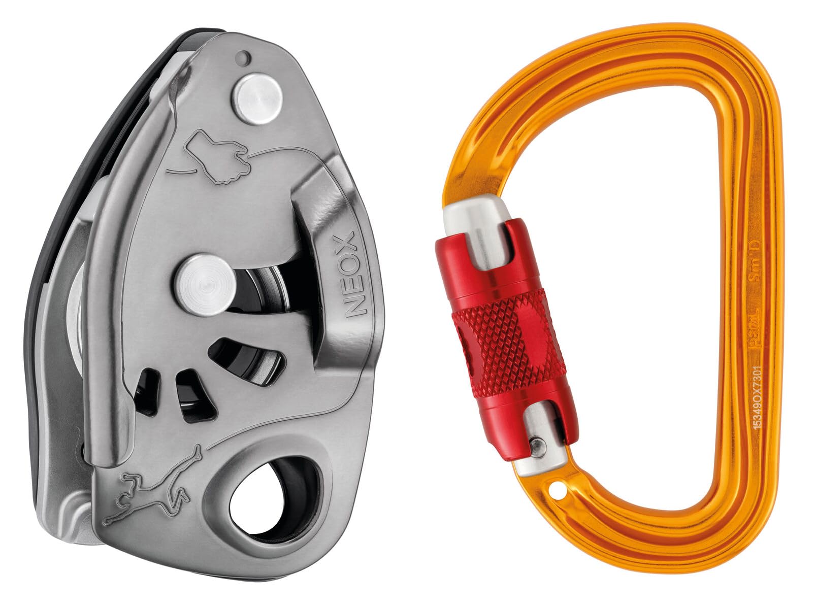 PETZL NEOX Rock Climbing Belay Device
