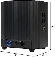 Vista 7 de ADJ Unidad de luz de escenario de cañón COB UV